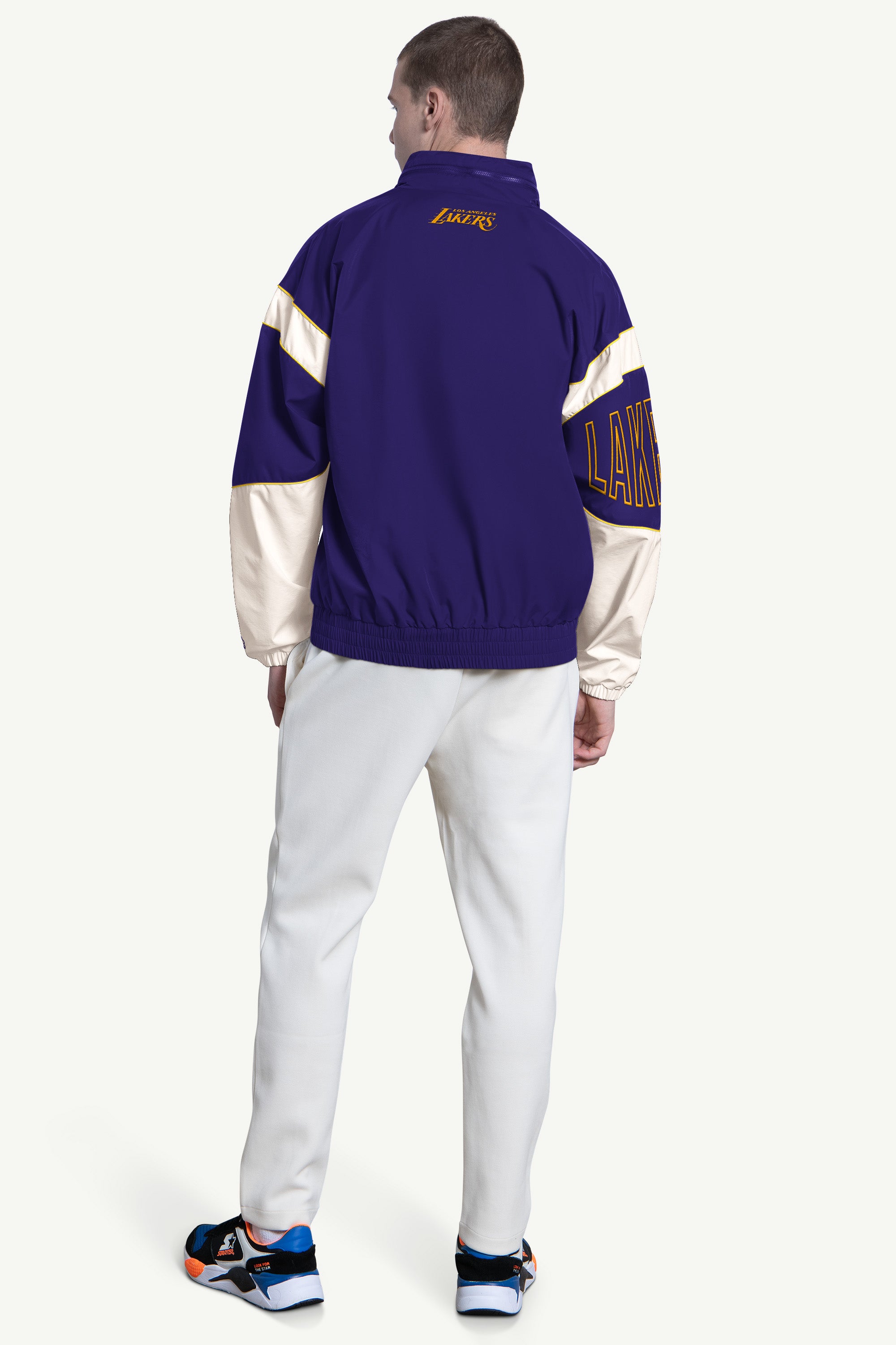 Womens La Lakers Interception Varsity Jacket | NBA | Starter Womens La Lakers Interception Varsity Jacket | NBA | Starter