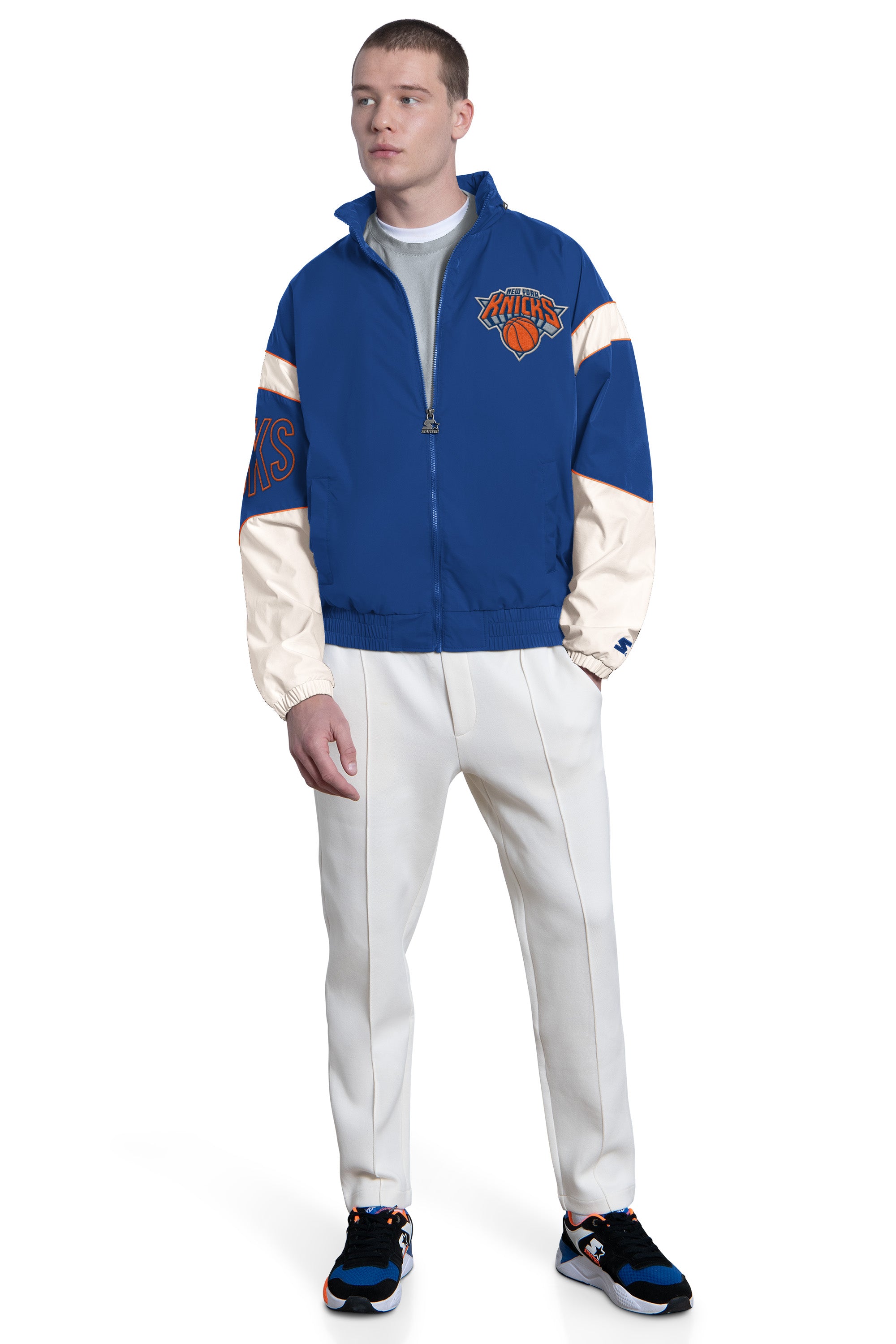 MENS NEW YORK KNICKS THE GUST FULL ZIP JACKET View 4 | NBA