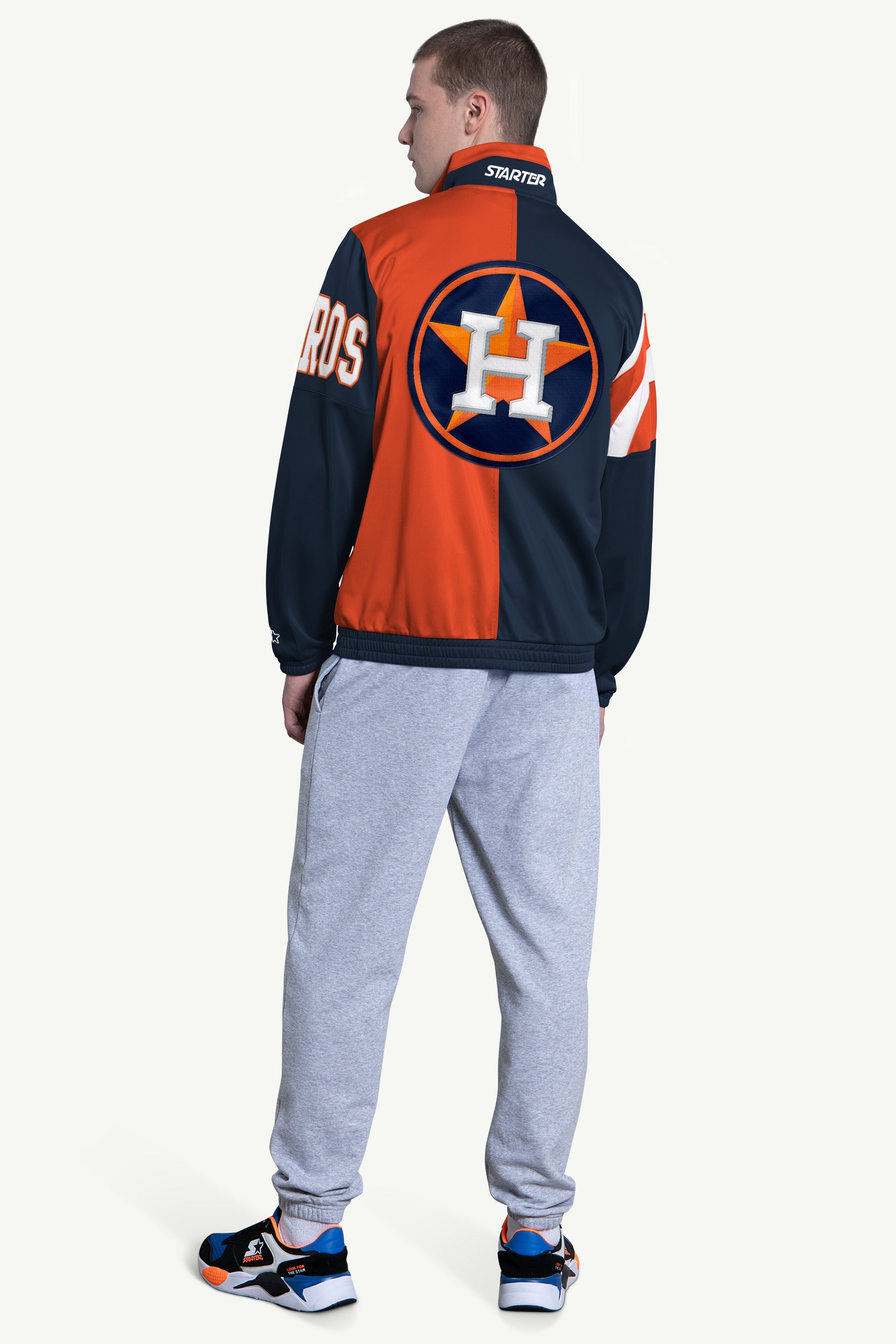 MENS HOUSTON ASTROS HERITAGE TRACK JACKET View 2 | Track Jackets