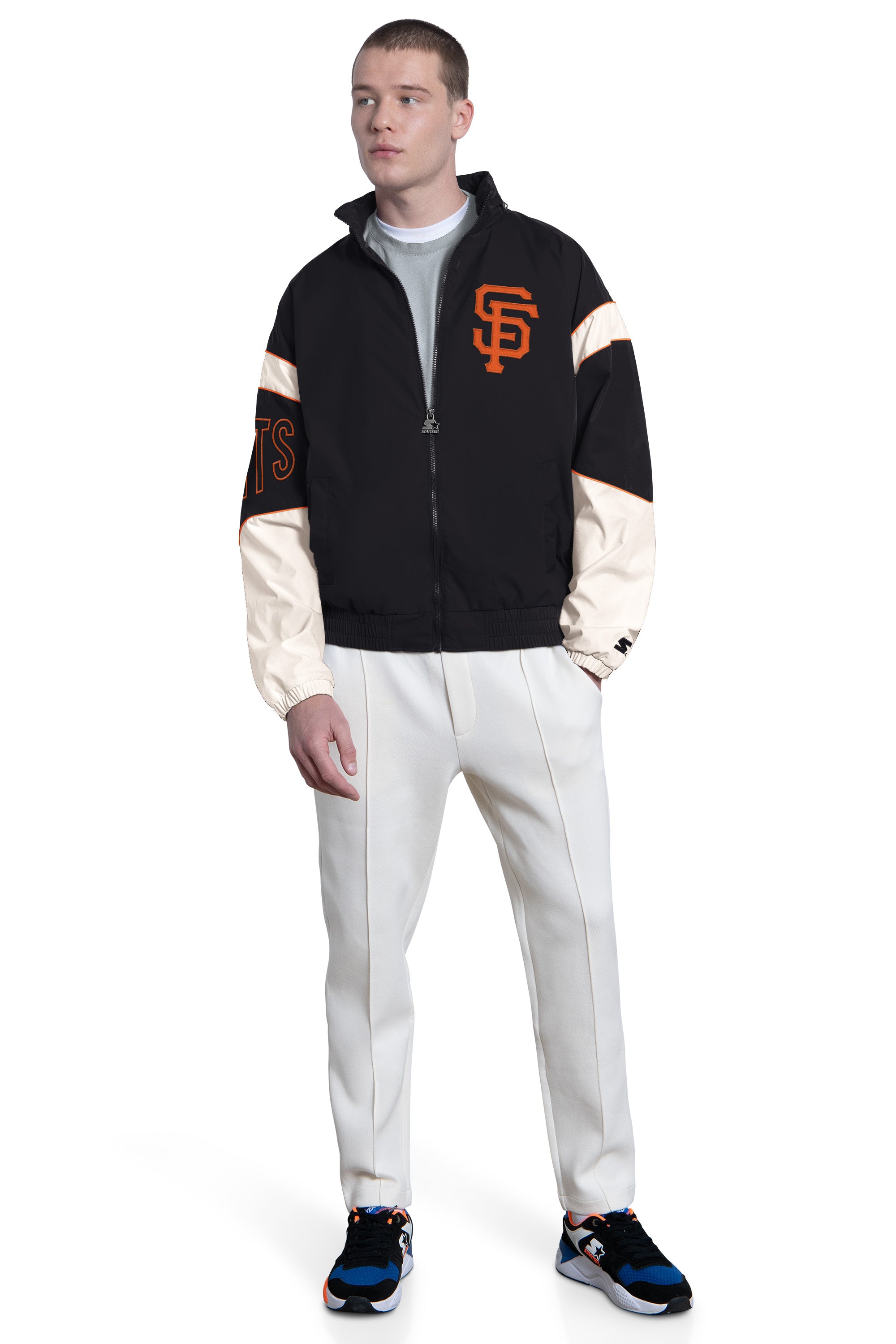 Mens San Francisco Giants The Gust Full Zip Jacket | MLB | Starter