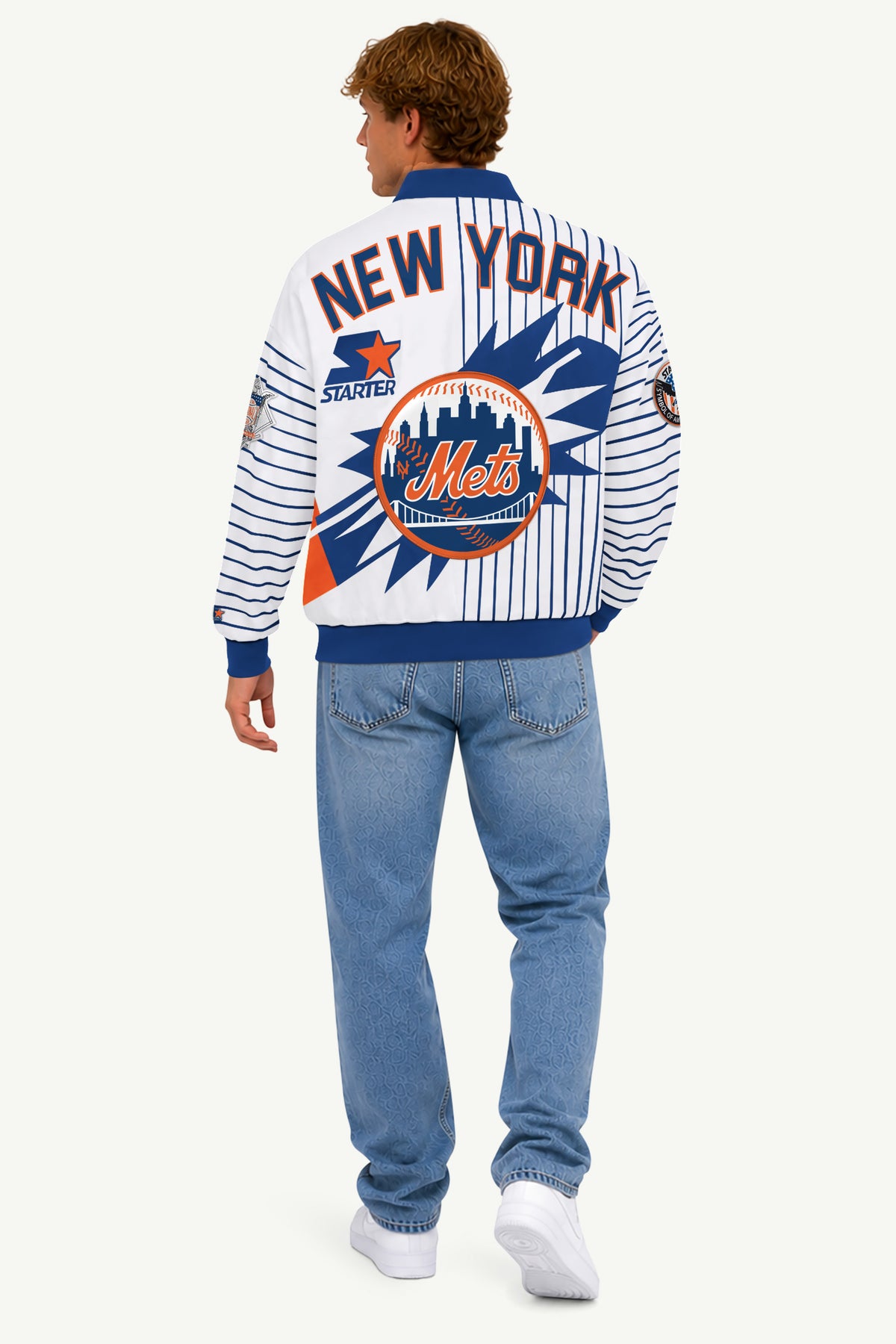 MENS NEW YORK METS 40TH ANNIVERSARY PULLOVER View 2