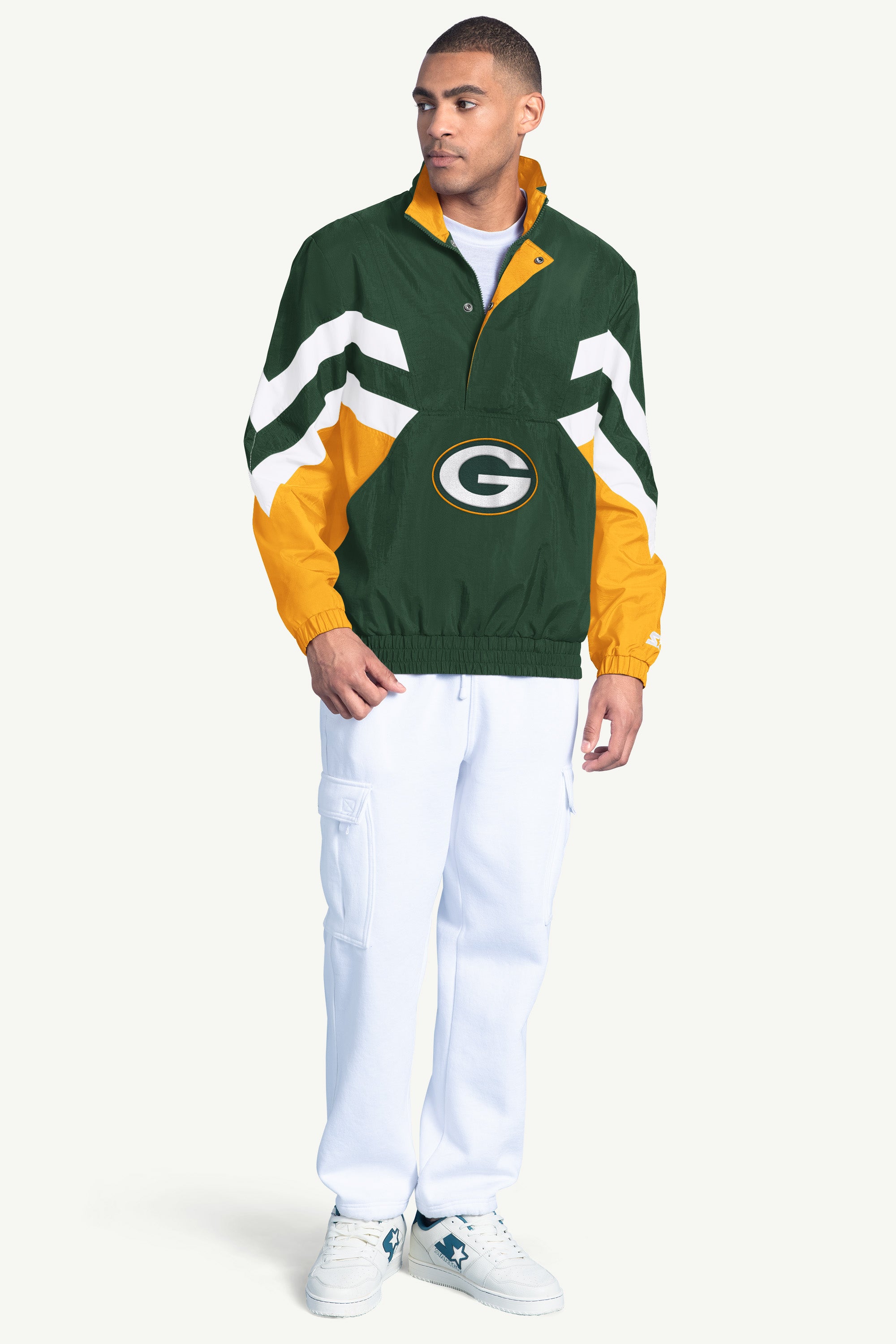 MENS GREEN BAY PACKERS WINDBREAKER View 3