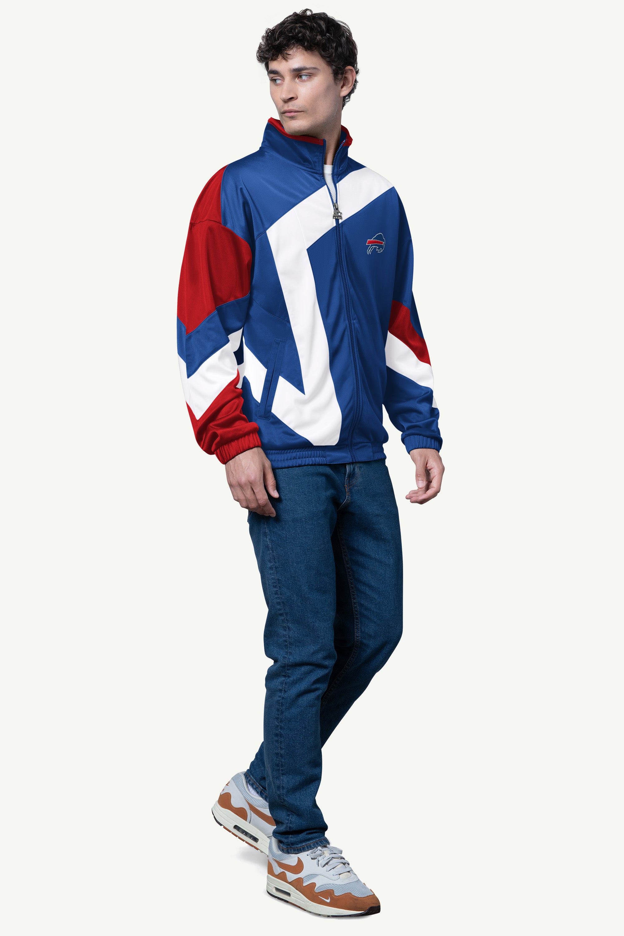 MENS BUFFALO BILLS STARLIGHT TRACK JACKET View 2 | Buffalo Bills