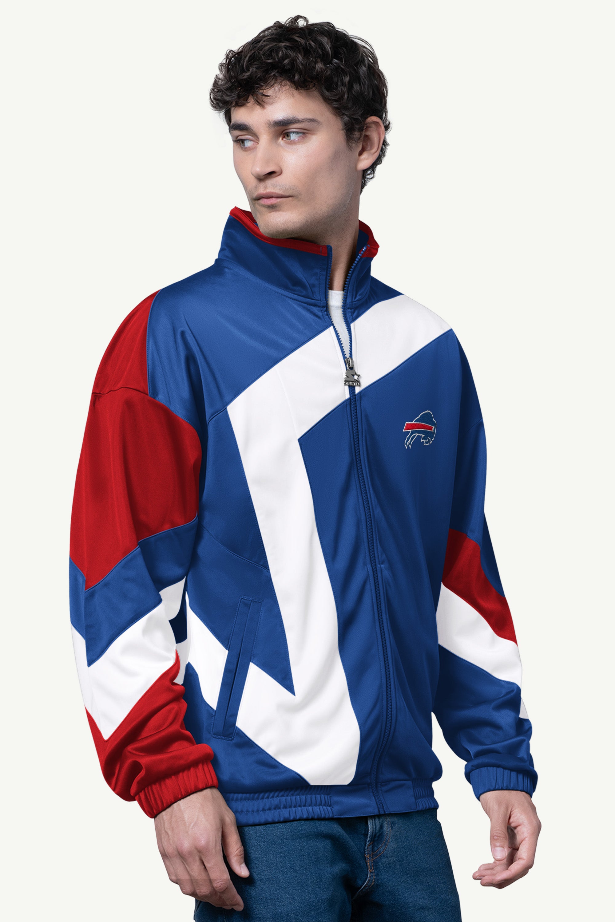 MENS BUFFALO BILLS STARLIGHT TRACK JACKET View 1 | Buffalo Bills