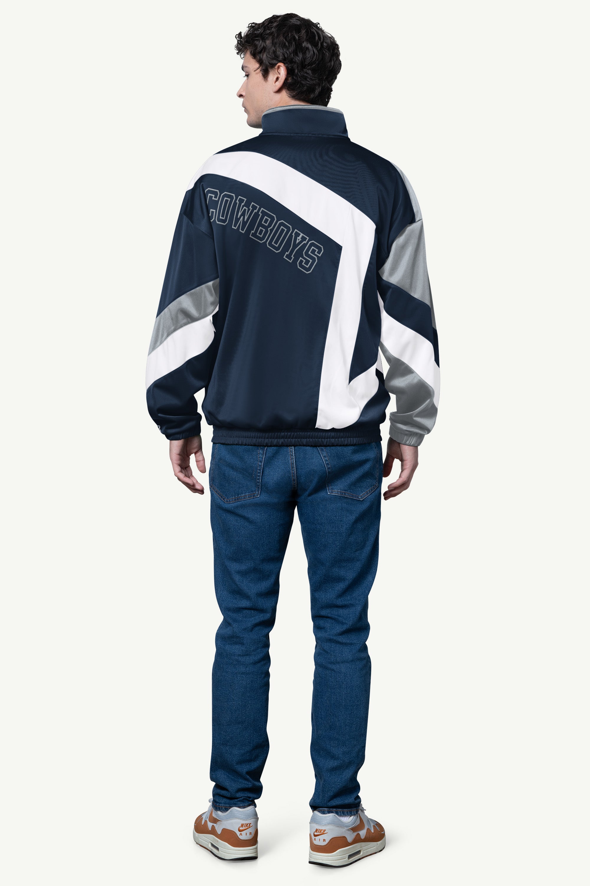 MENS DALLAS COWBOYS STARLIGHT TRACK JACKET View 2 | NFL