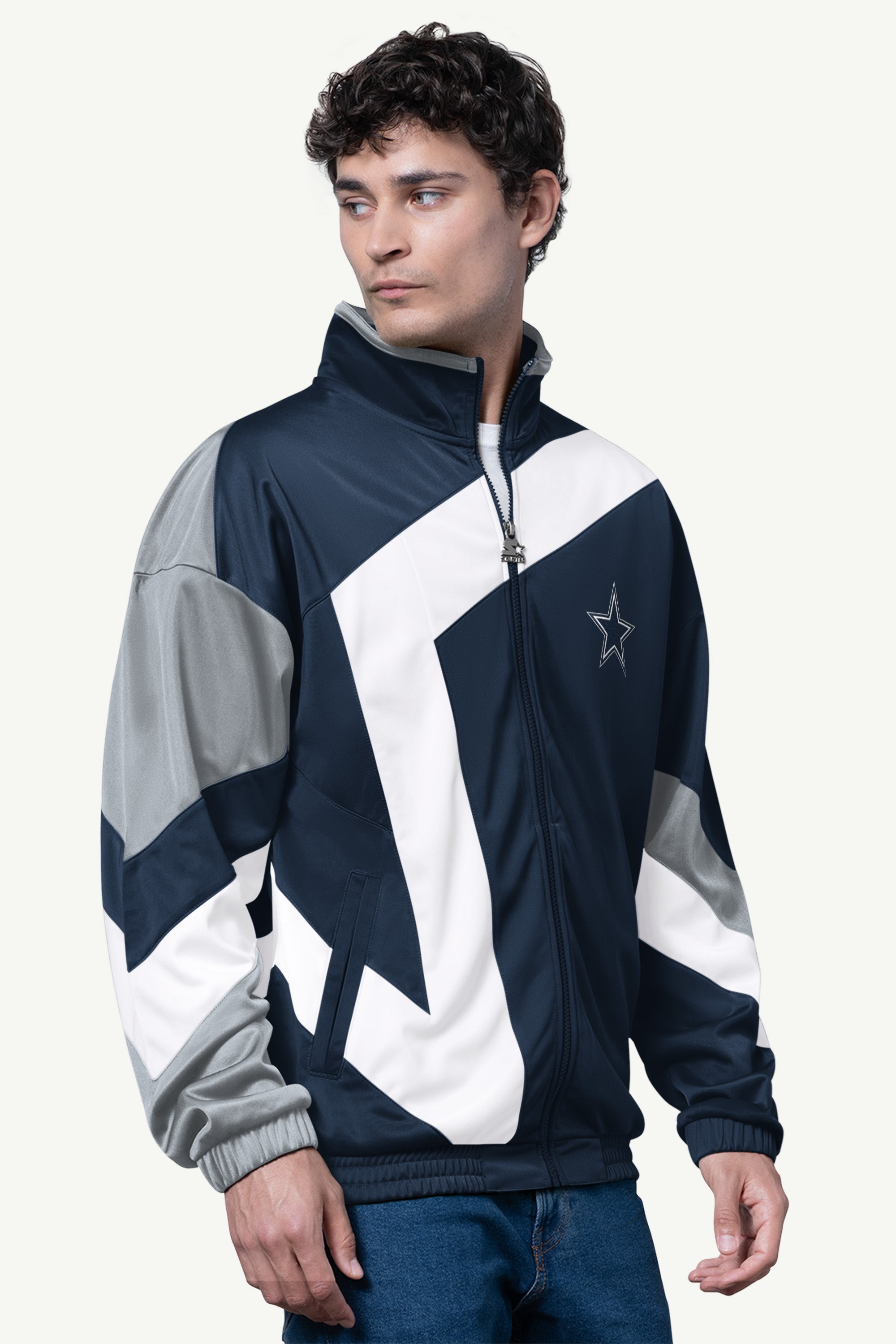 MENS DALLAS COWBOYS STARLIGHT TRACK JACKET View 1 | NFL