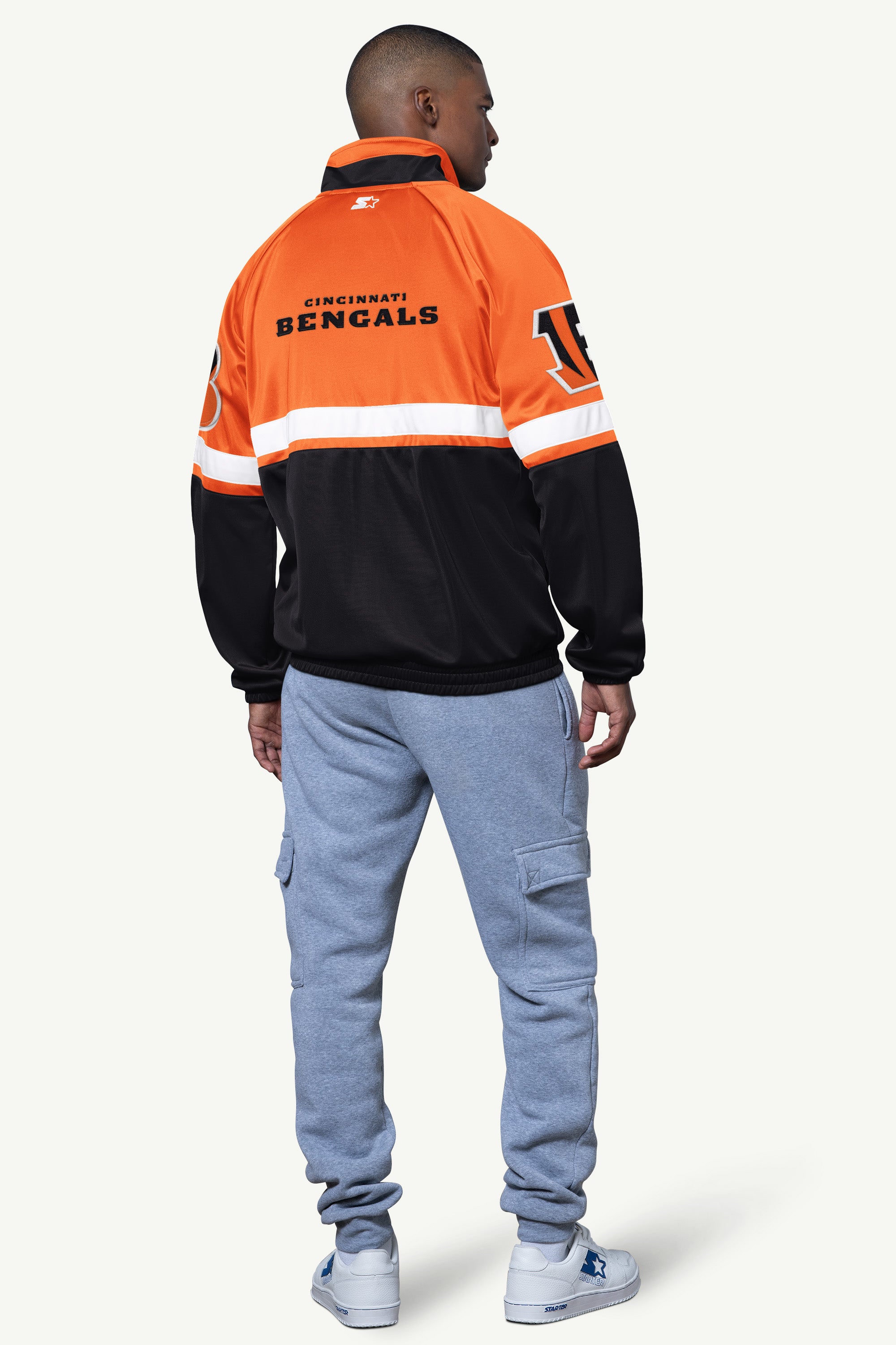 MENS CINCINNATI BENGALS VETERAN TRACK JACKET View 2 | NFL