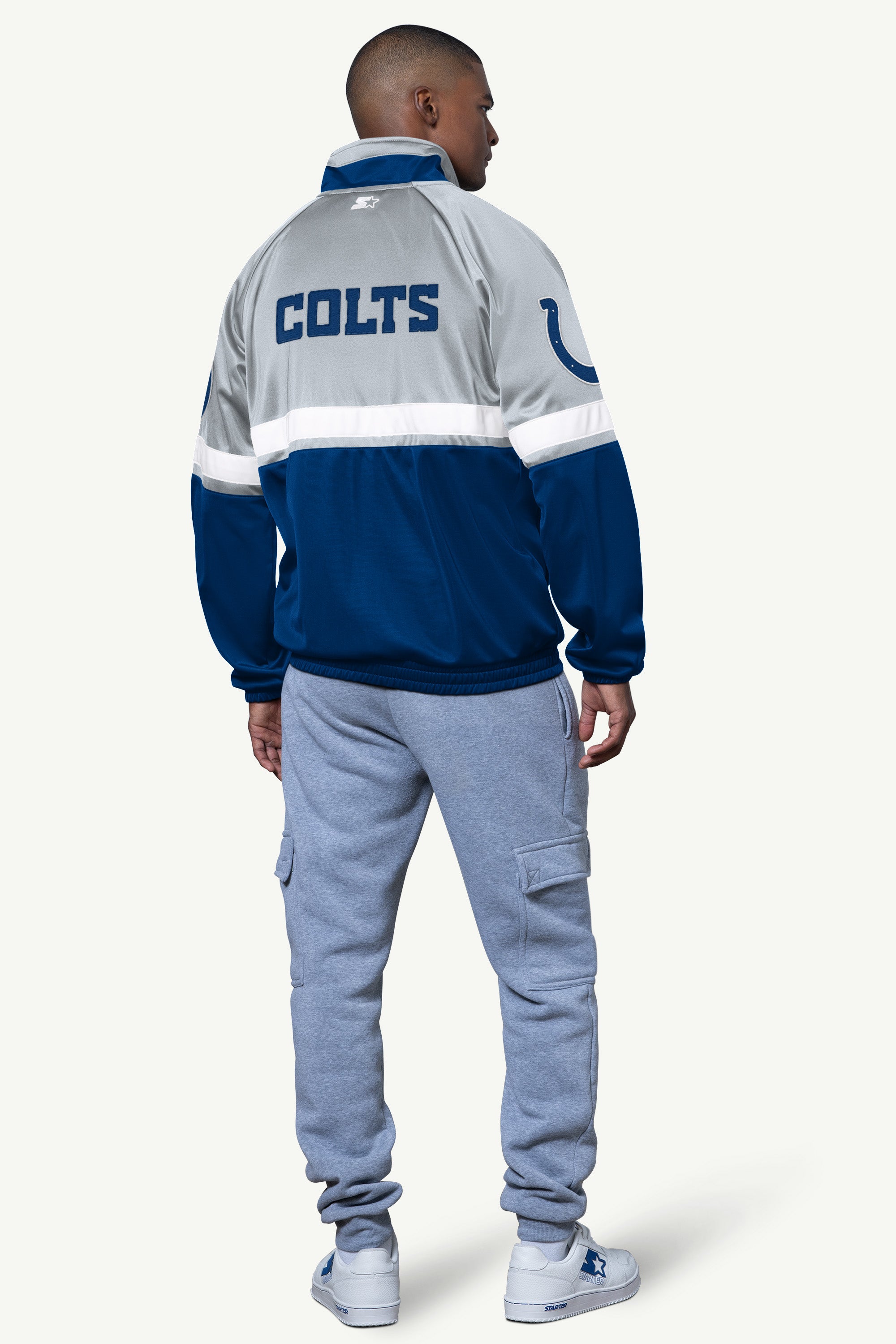 MENS INDIANAPOLIS COLTS VETERAN TRACK JACKET View 2 | NFL