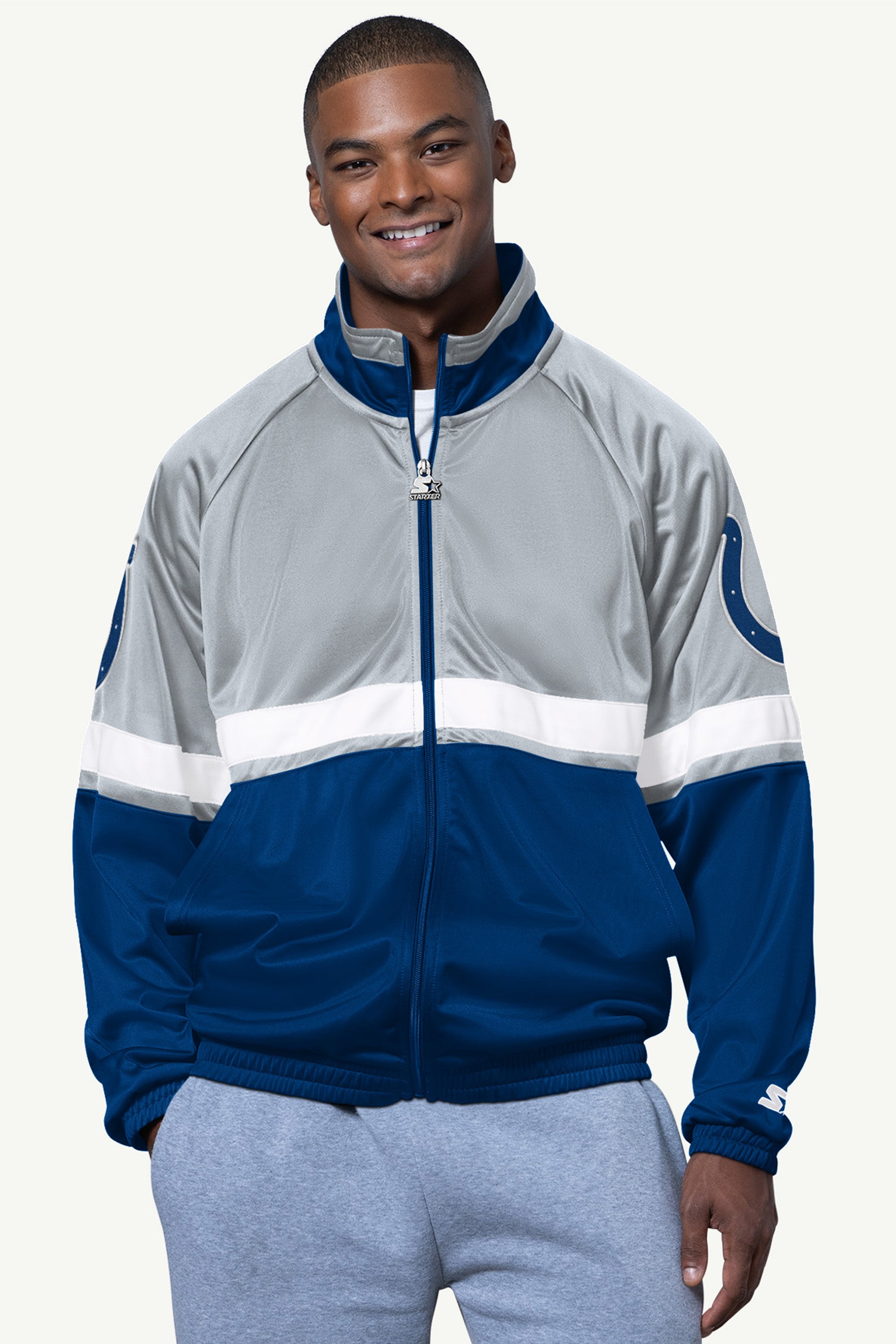 MENS INDIANAPOLIS COLTS VETERAN TRACK JACKET View 1 | NFL