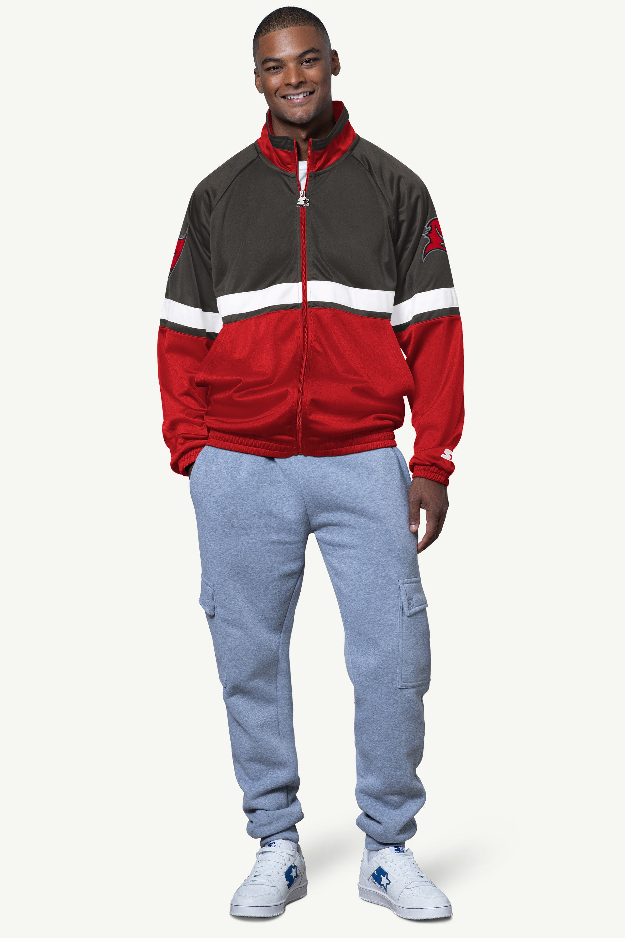 MENS TAMPA BAY BUCCANEERS VETERAN TRACK JACKET View 3 | NFL