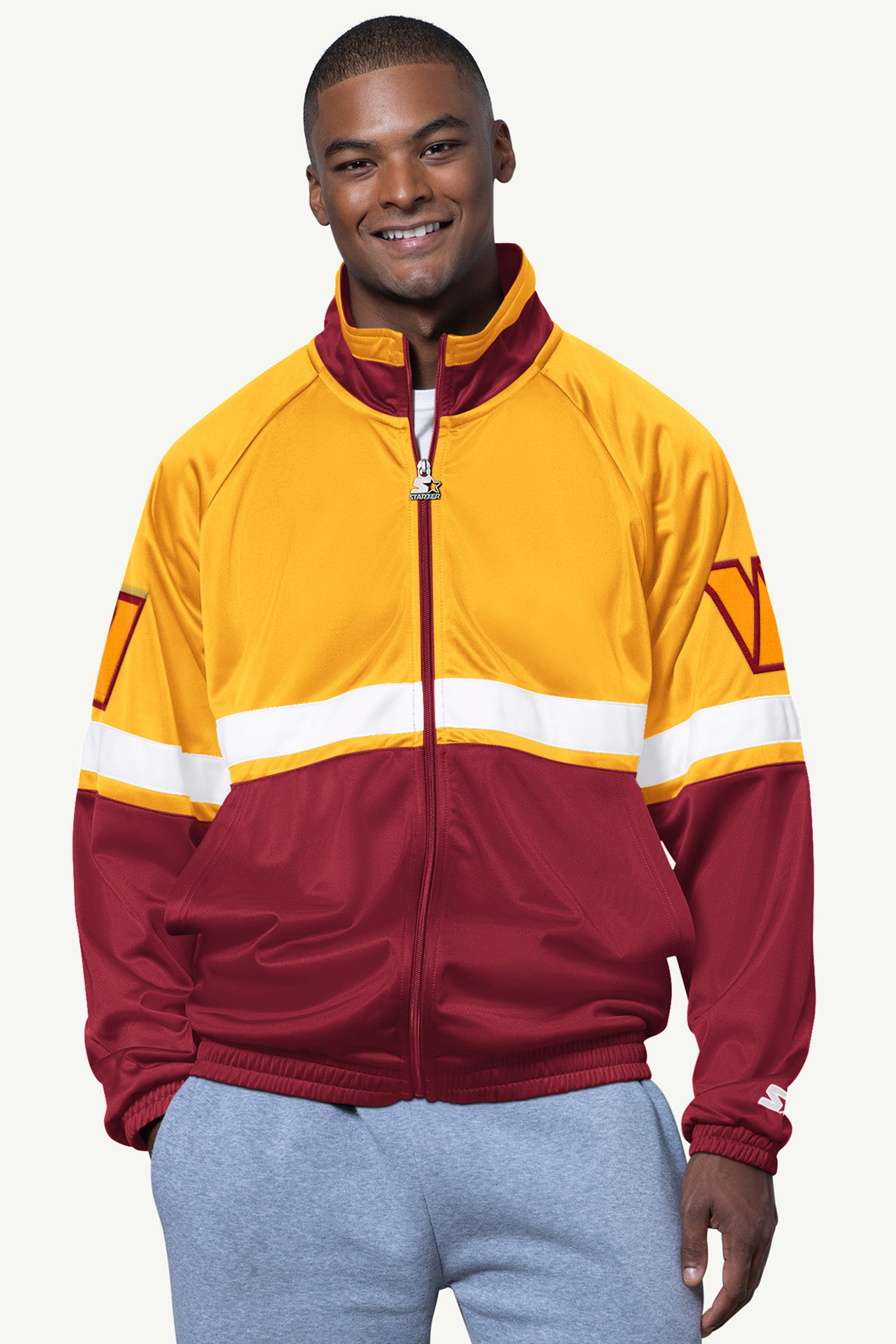 MENS WASHINGTON COMMANDERS VETERAN TRACK JACKET View 1 | NFL