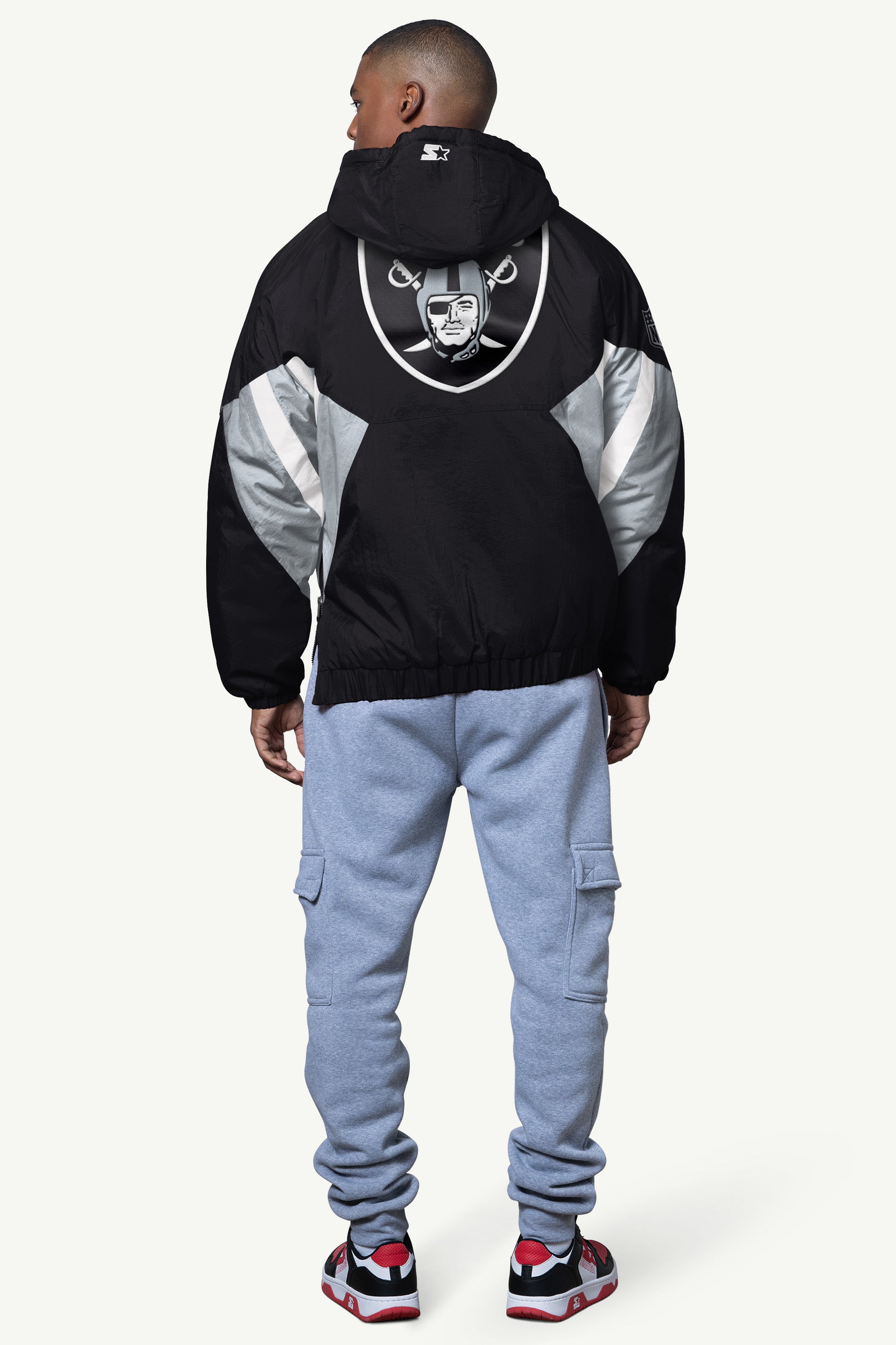 MENS LAS VEGAS RAIDERS LINE UP BREAKAWAY CRINKLE POPOVER View 2 | NFL