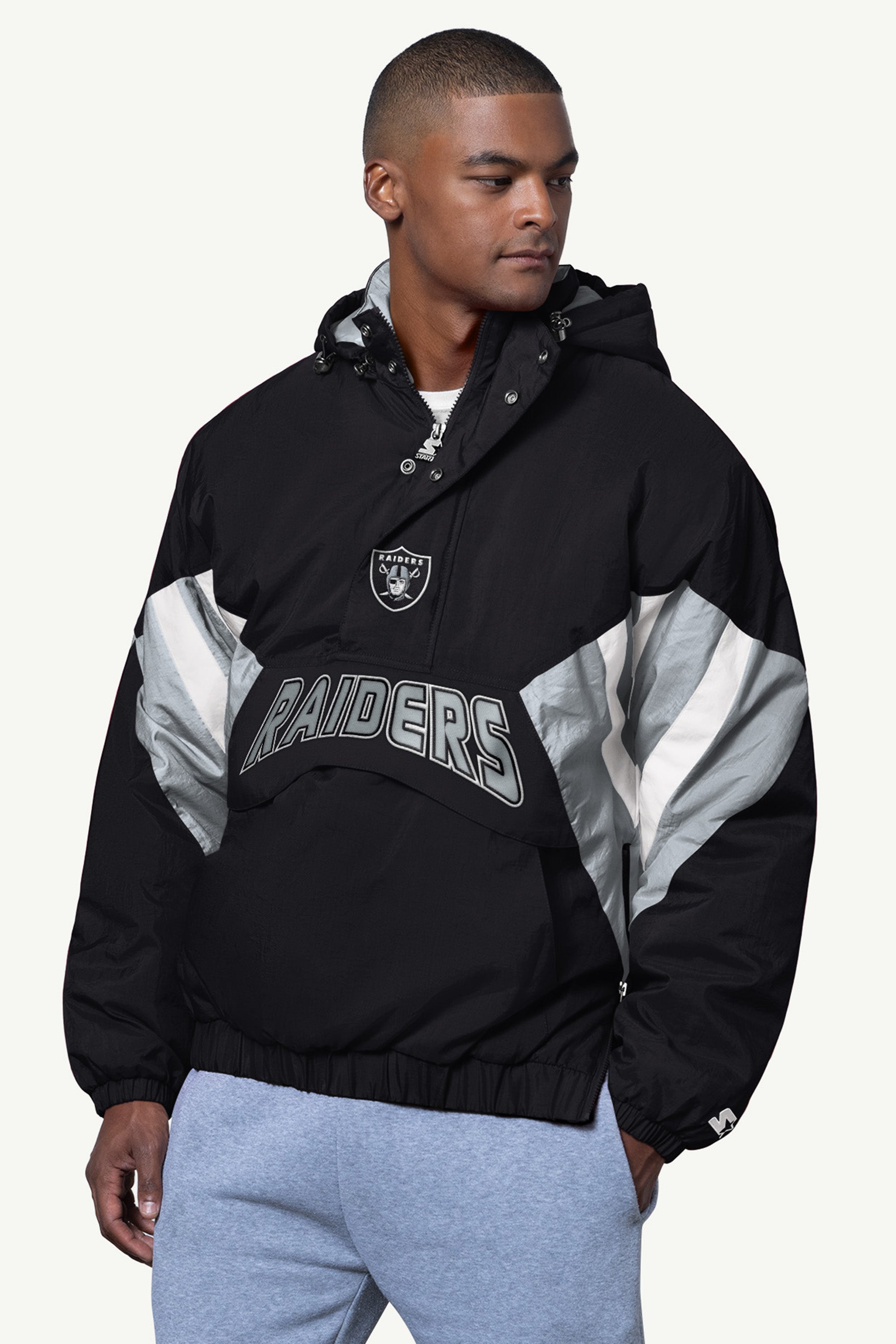 MENS LAS VEGAS RAIDERS LINE UP BREAKAWAY CRINKLE POPOVER View 1 | NFL