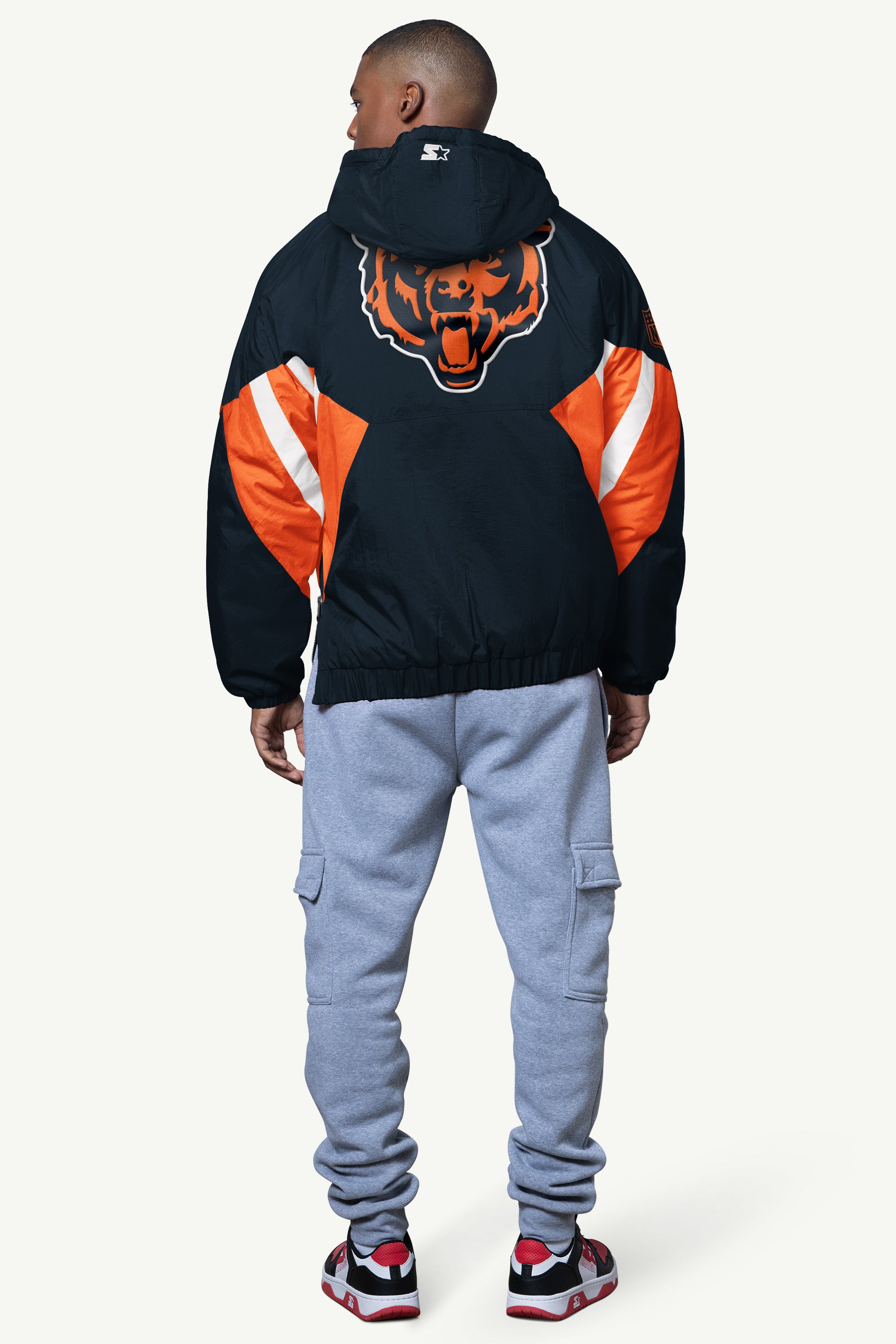 MENS CHICAGO BEARS LINE UP BREAKAWAY CRINKLE POPOVER View 3 | NFL