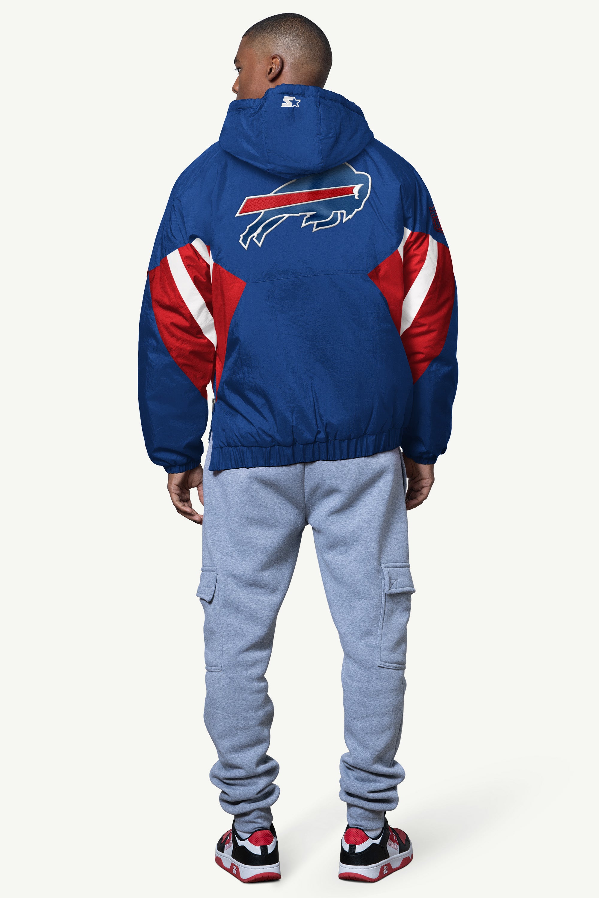 MENS BUFFALO BILLS LINE UP BREAKAWAY CRINKLE POPOVER View 2 | NFL
