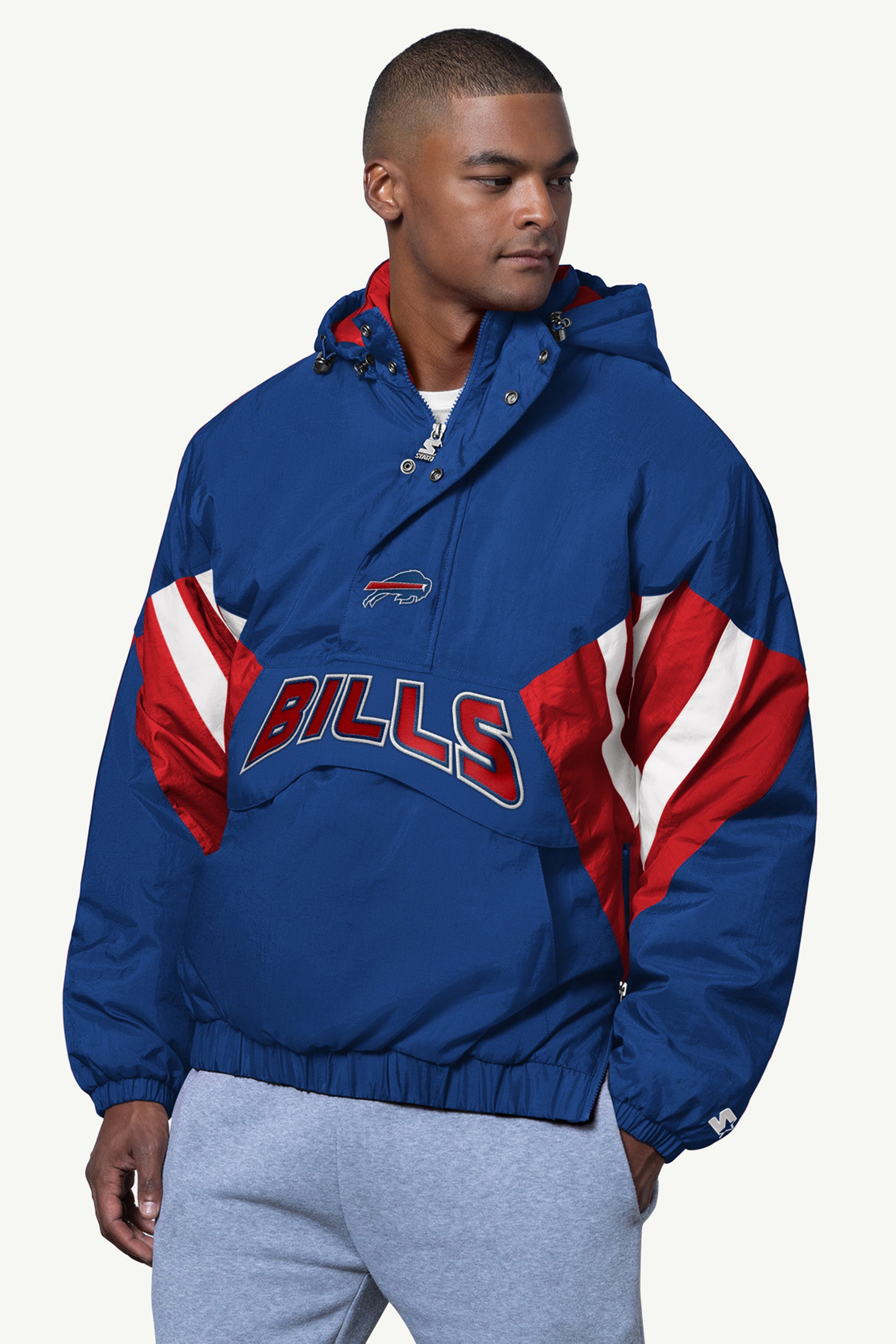 MENS BUFFALO BILLS LINE UP BREAKAWAY CRINKLE POPOVER View 1 | NFL