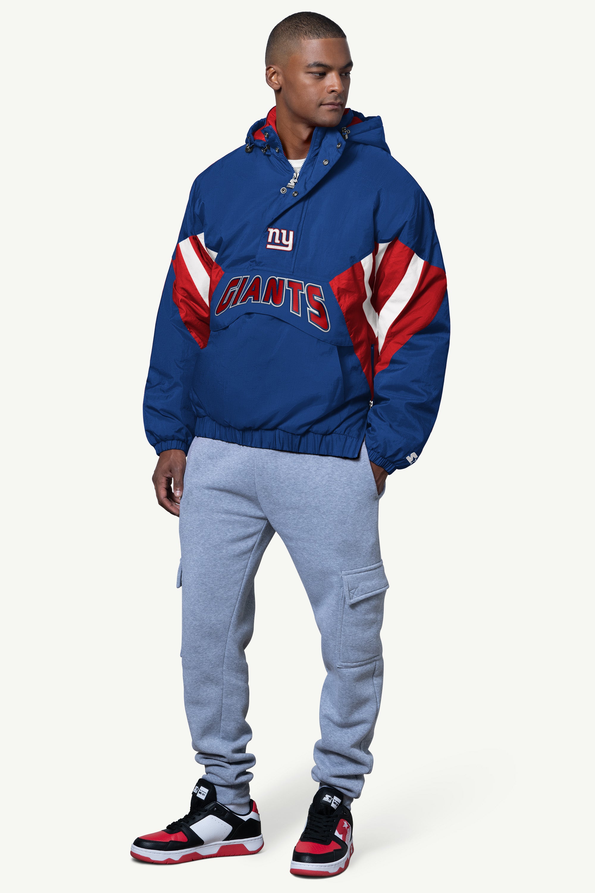 MENS NEW YORK GIANTS LINE UP BREAKAWAY CRINKLE POPOVER View 3 | NFL