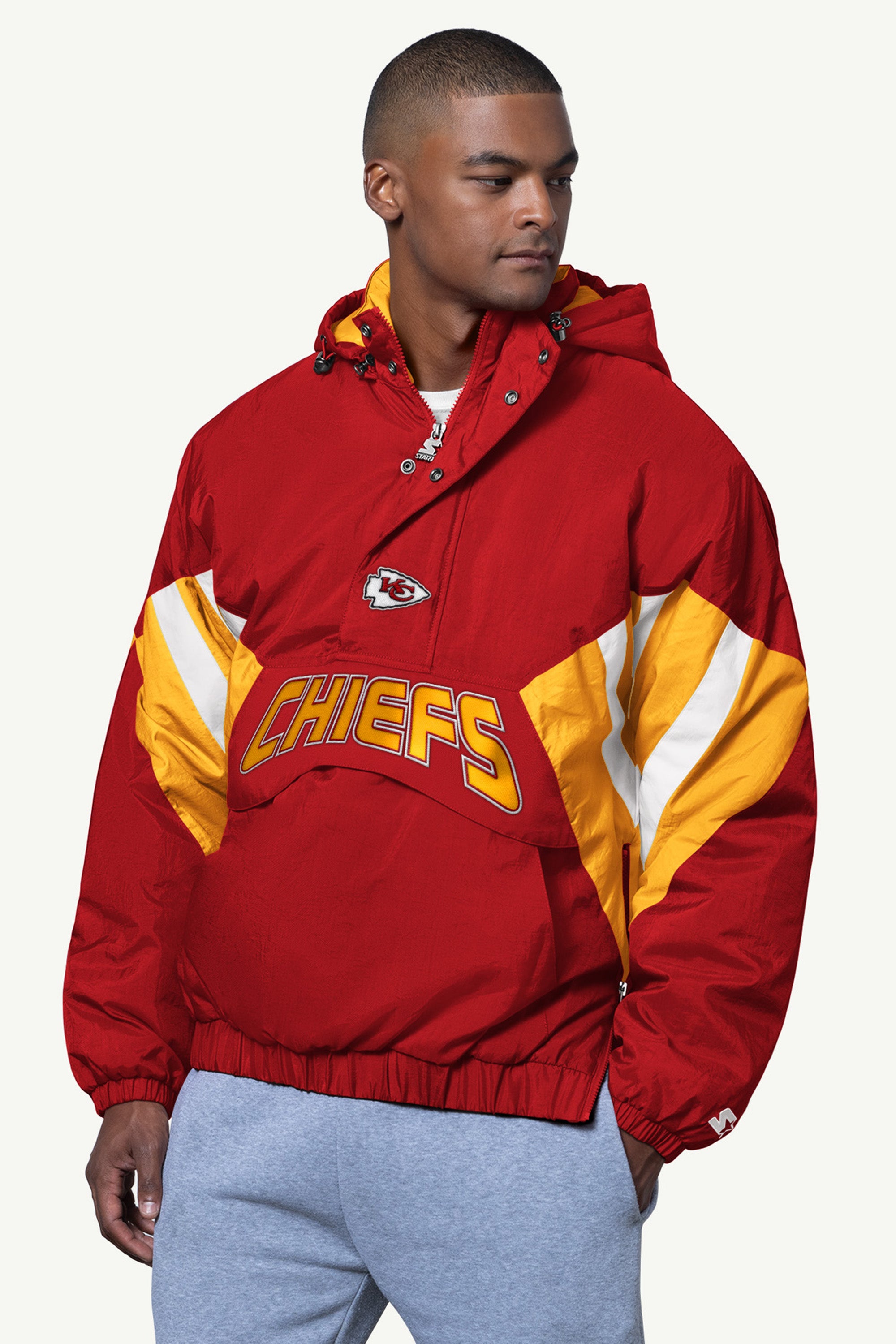 MENS KANSAS CITY CHIEFS LINE UP BREAKAWAY CRINKLE POPOVER View 1 | NFL