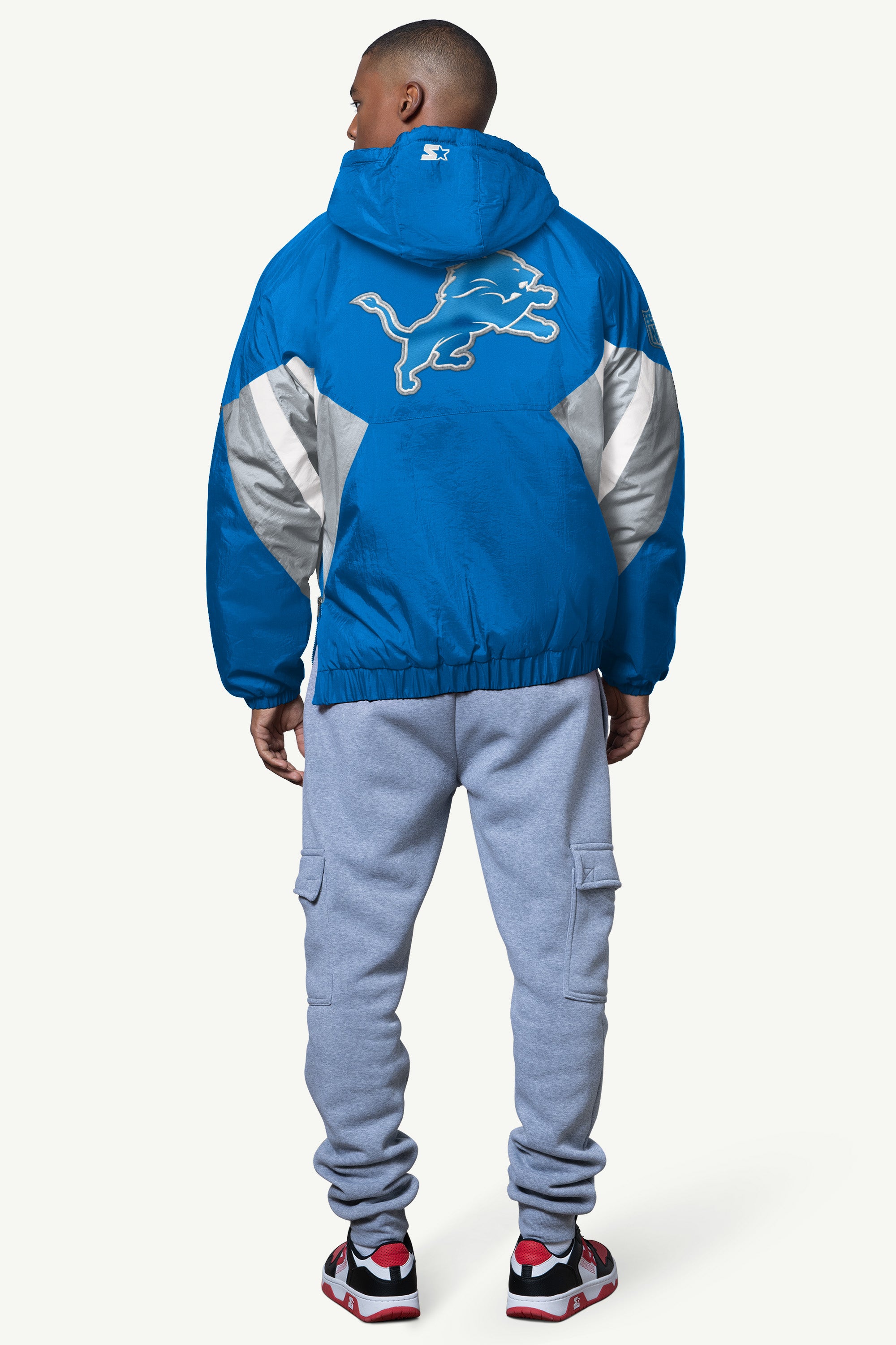 MENS DETROIT LIONS LINE UP BREAKAWAY CRINKLE POPOVER View 2 | NFL