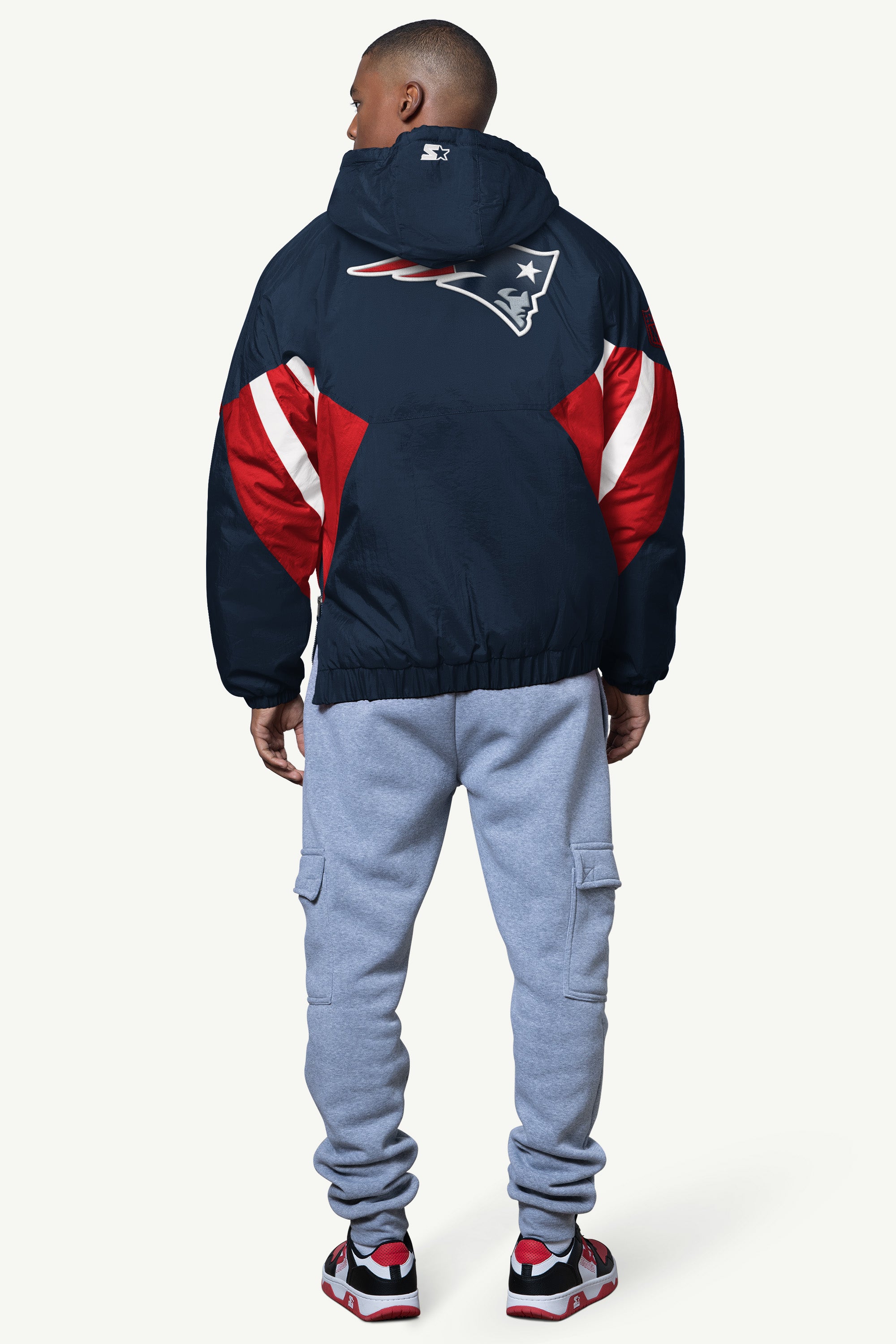 MENS NEW ENGLAND PATRIOTS CLASSIC BREAKAWAY JACKET View 2 | Mens Pullovers