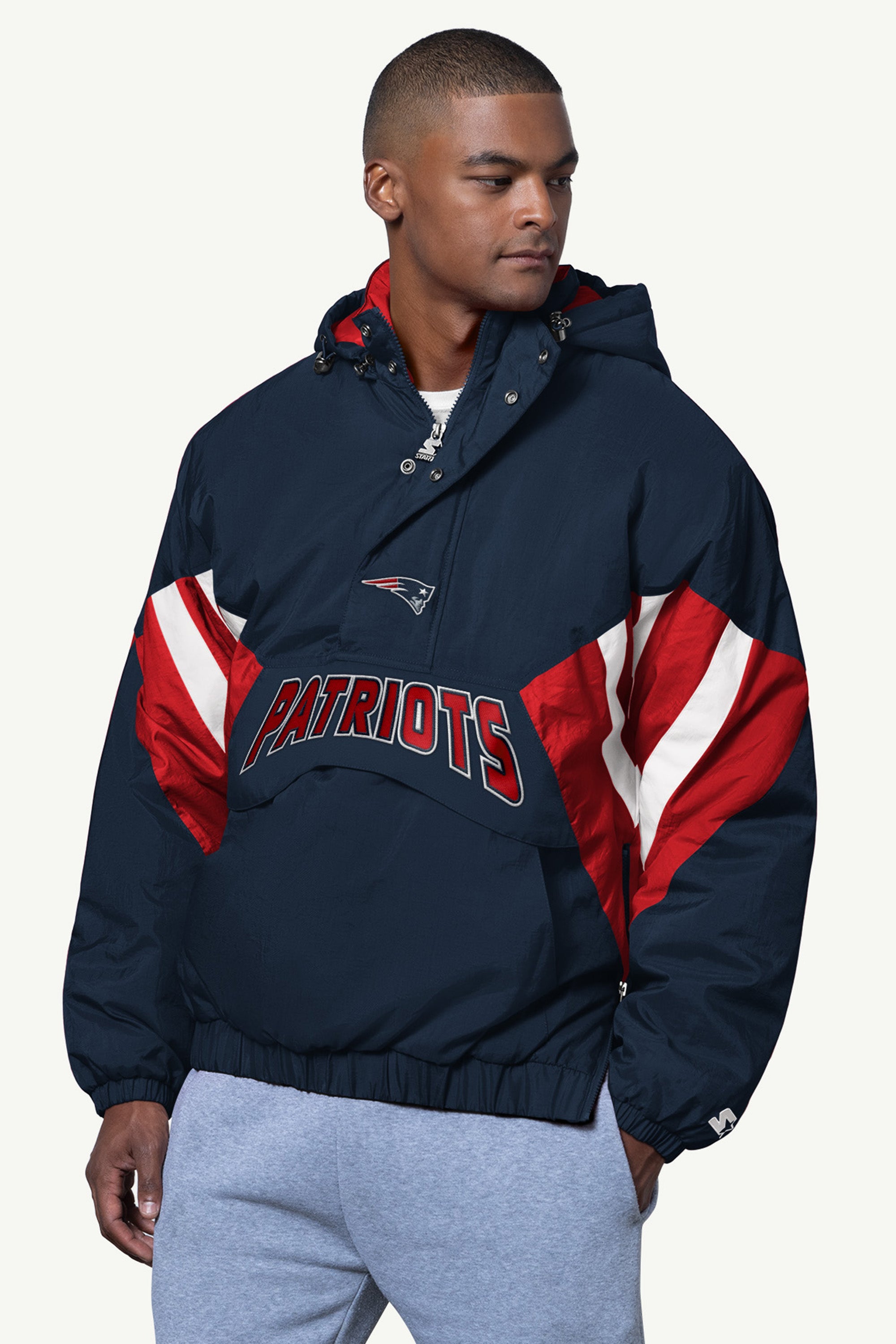 MENS NEW ENGLAND PATRIOTS CLASSIC BREAKAWAY JACKET View 1 | Mens Pullovers