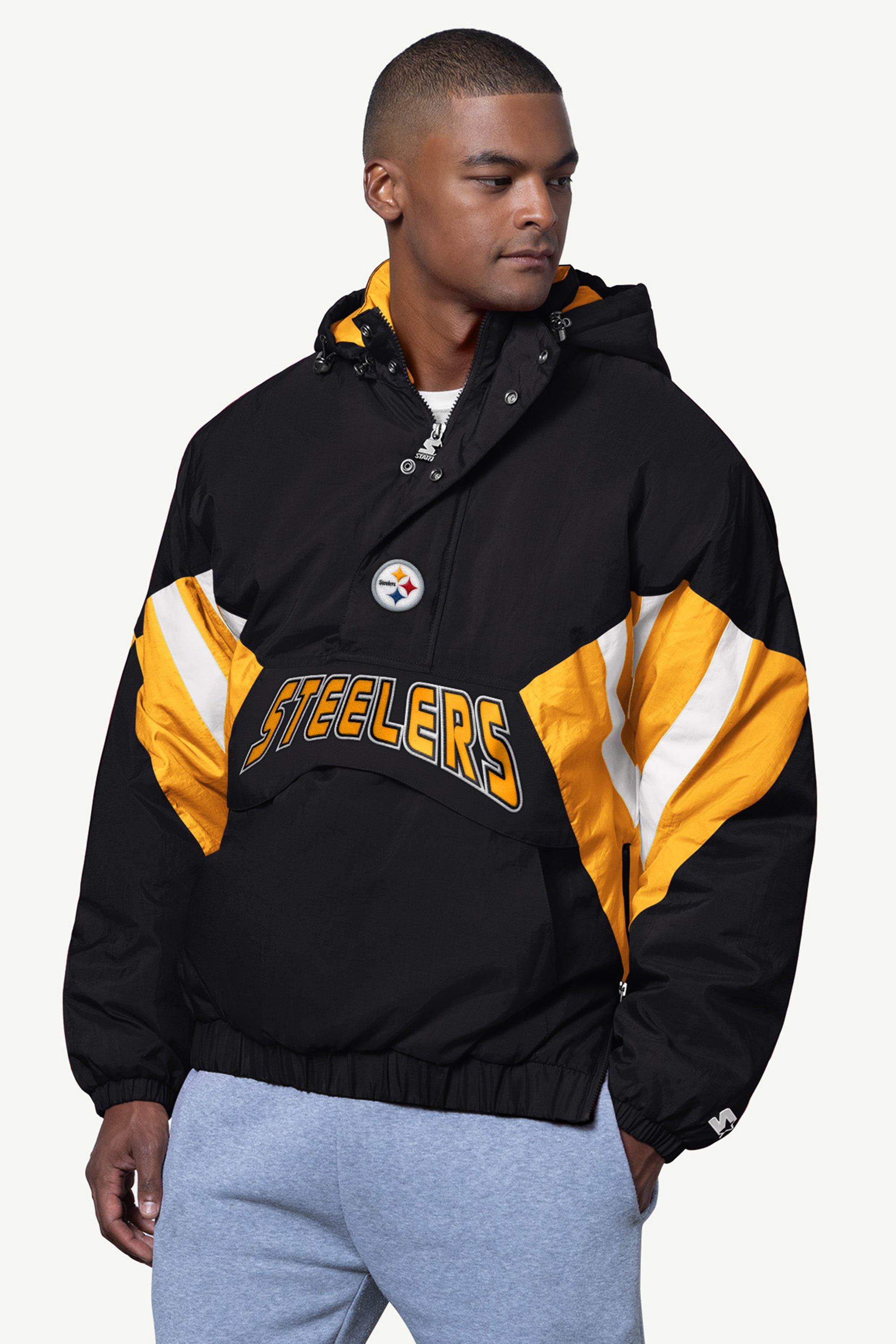 MENS PITTSBURGH STEELERS LINE UP BREAKAWAY CRINKLE POPOVER View 1 | NFL