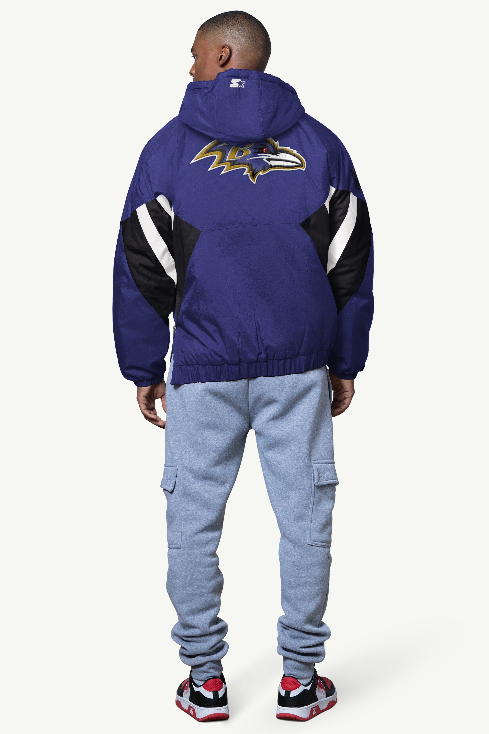 MENS BALTIMORE RAVENS LINE UP BREAKAWAY CRINKLE POPOVER View 2 | NFL