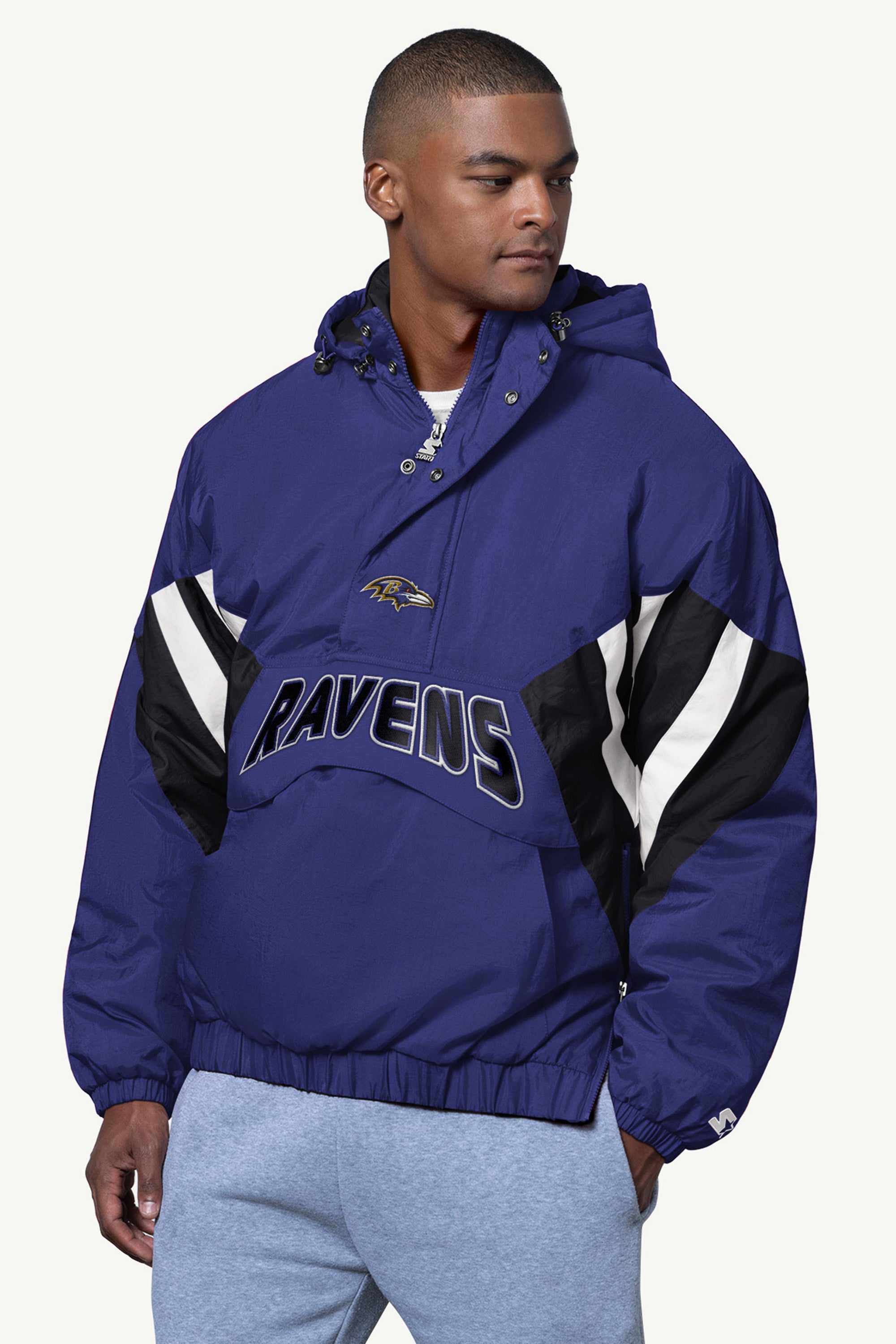 MENS BALTIMORE RAVENS LINE UP BREAKAWAY CRINKLE POPOVER View 1 | NFL