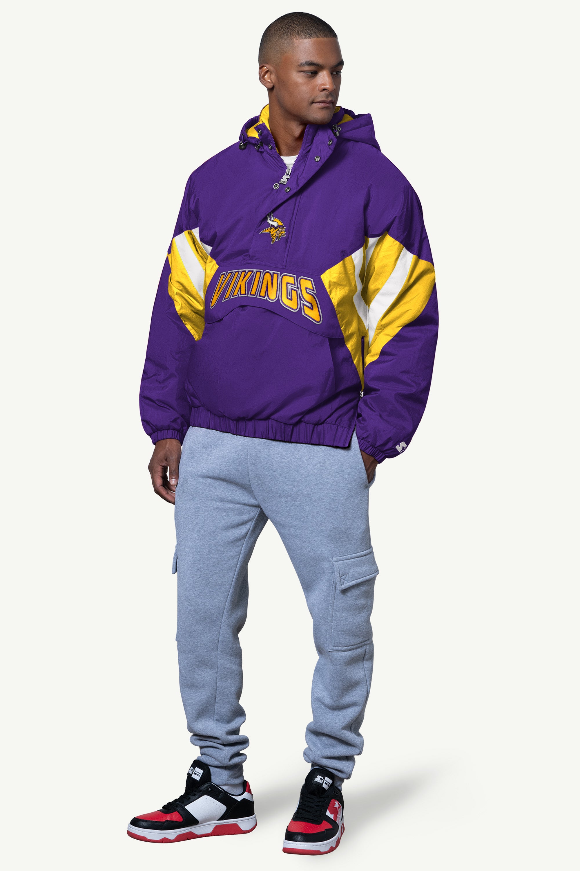 MENS MINNESOTA VIKINGS CLASSIC BREAKAWAY JACKET View 3