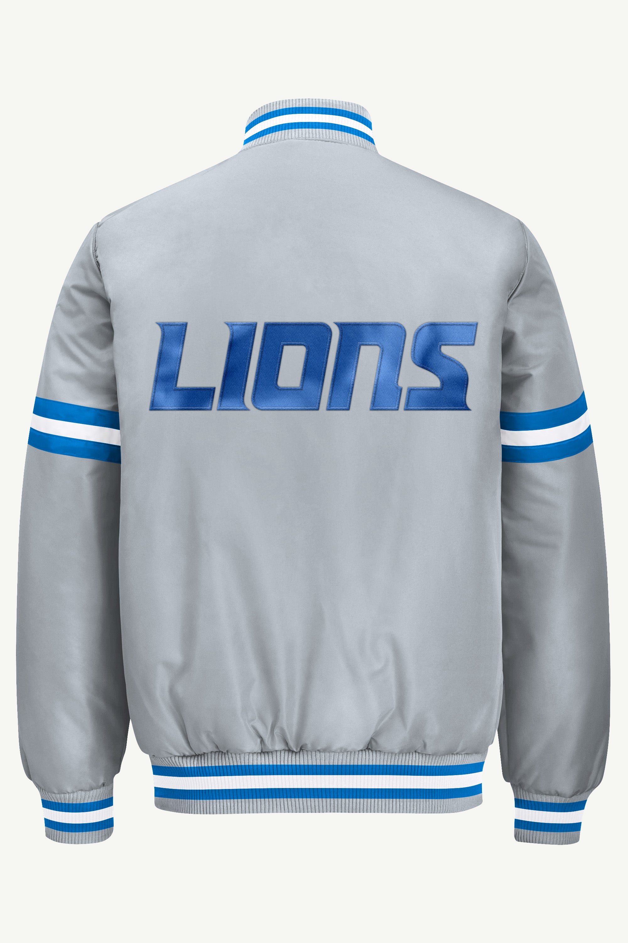 MENS DETROIT LIONS COURTSIDE VARSITY JACKET View 3