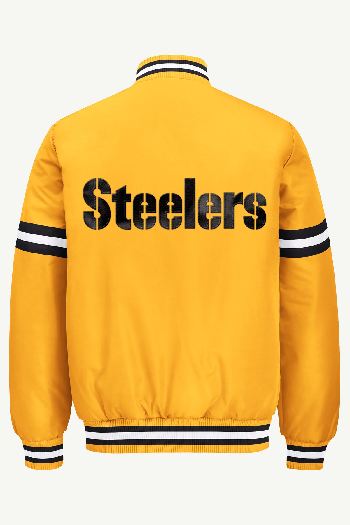 MENS PITTSBURGH STEELERS COURTSIDE VARSITY JACKET View 3