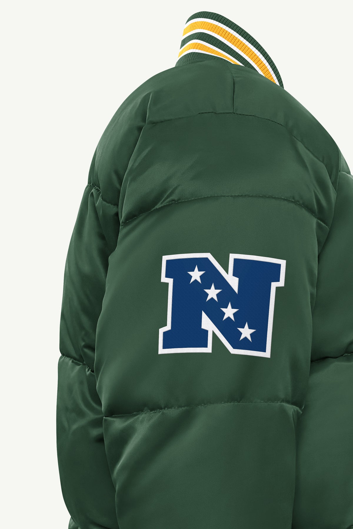 MENS GREEN BAY PACKERS BRONX BUBBLE PUFFER View 4 | New Arrivals