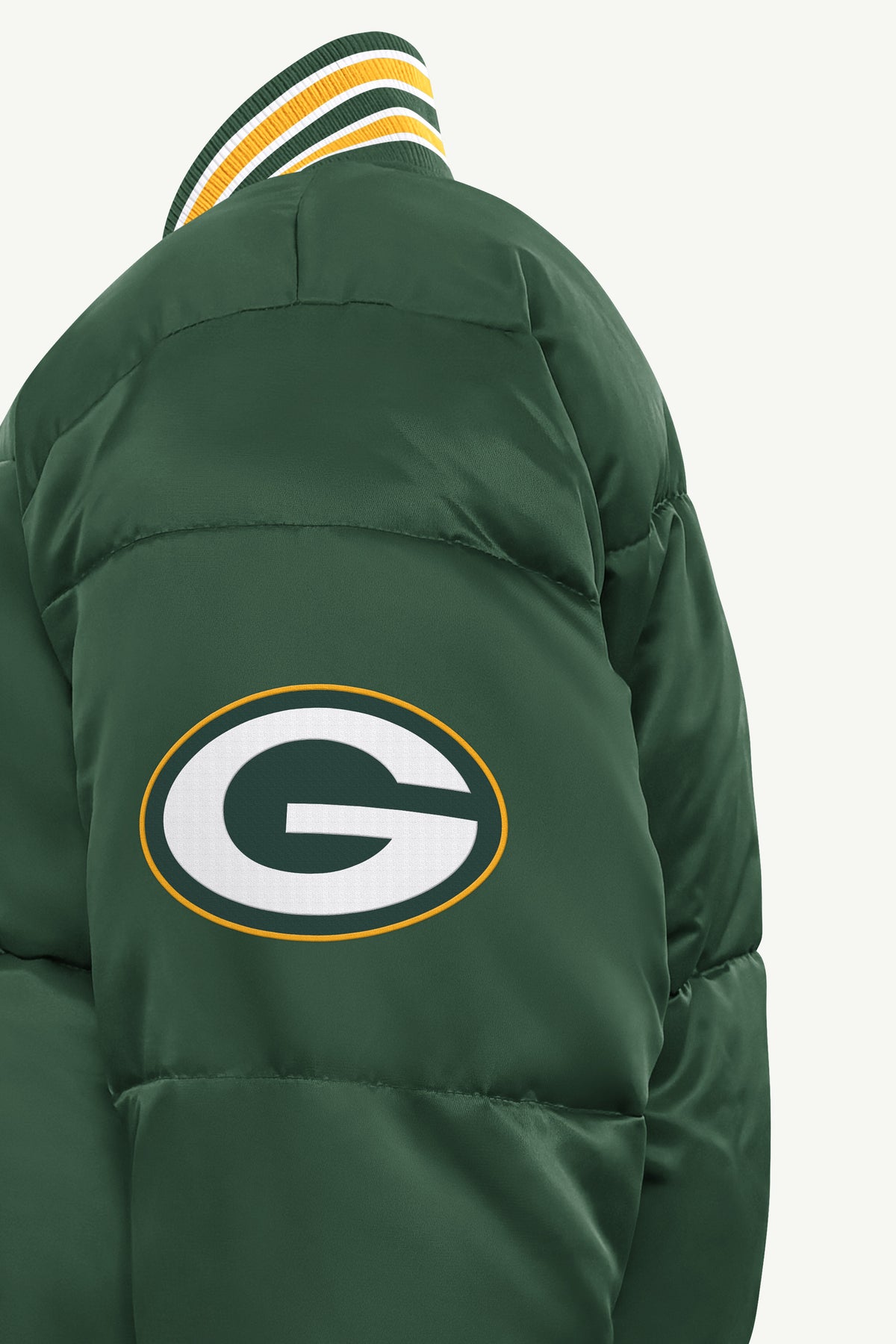 MENS GREEN BAY PACKERS BRONX BUBBLE PUFFER View 5 | New Arrivals