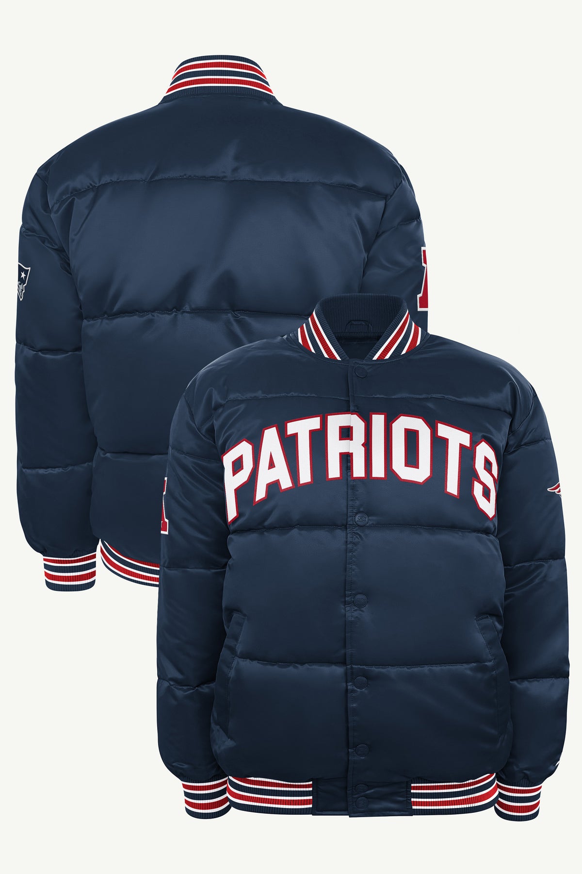 MENS NEW ENGLAND PATRIOTS BRONX BUBBLE PUFFER View 1 | Women's New Arrivals