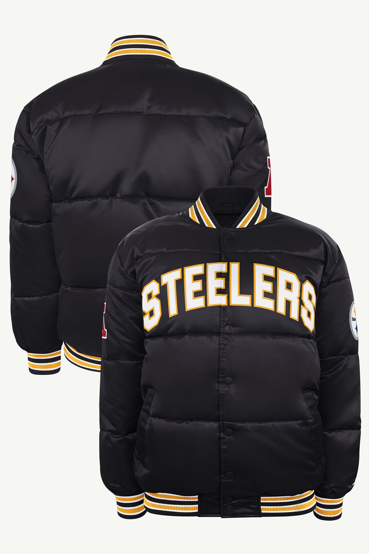 MENS PITTSBURGH STEELERS BRONX BUBBLE PUFFER View 1 | Women's New Arrivals