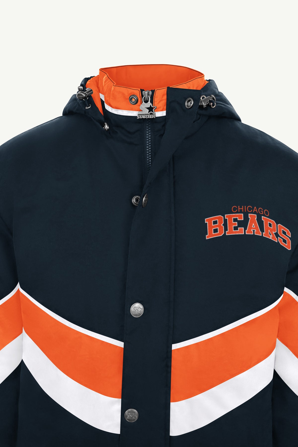 MENS CHICAGO BEARS CHEVRON FULL ZIP JACKET View 4