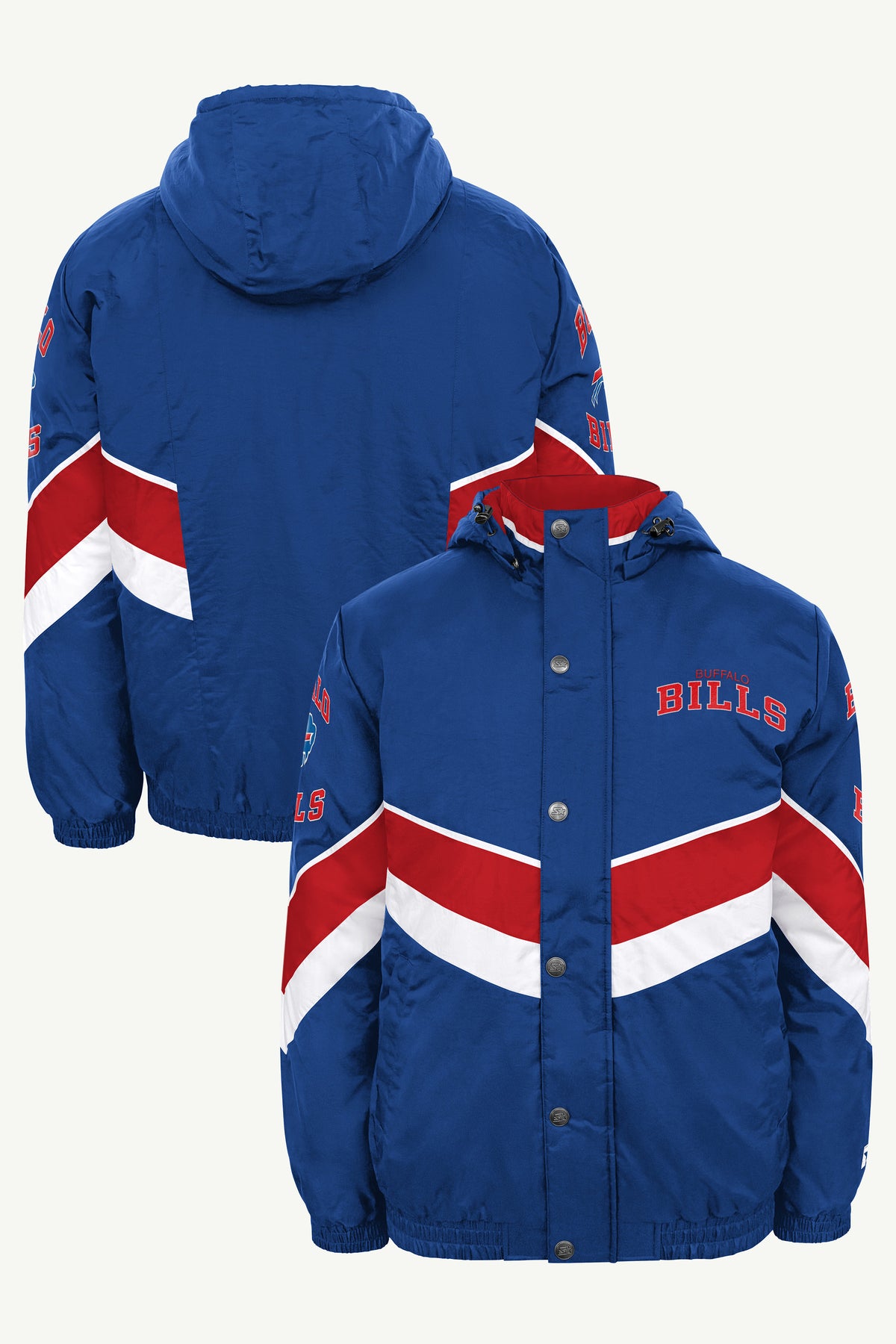 MENS BUFFALO BILLS CHEVRON FULL ZIP JACKET View 1