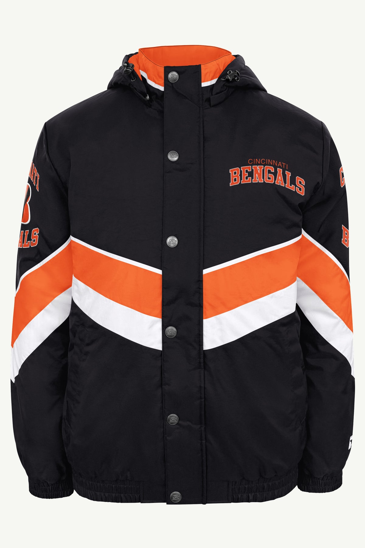 MENS CINCINNATI BENGALS CHEVRON FULL ZIP JACKET View 2