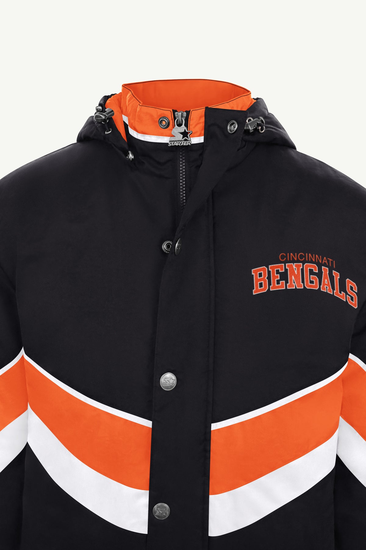 MENS CINCINNATI BENGALS CHEVRON FULL ZIP JACKET View 4
