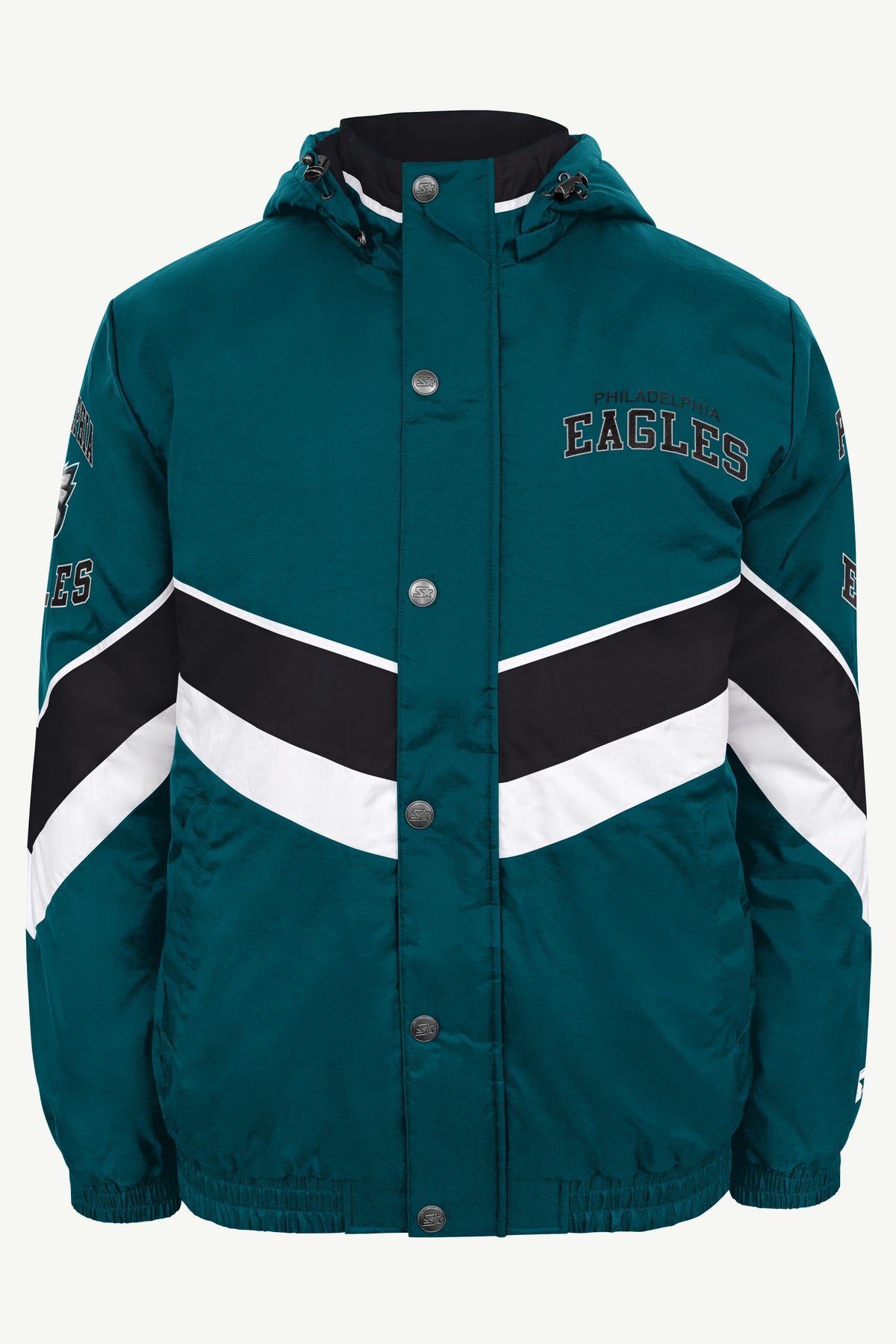 MENS PHILADELPHIA EAGLES CHEVRON FULL ZIP JACKET View 2