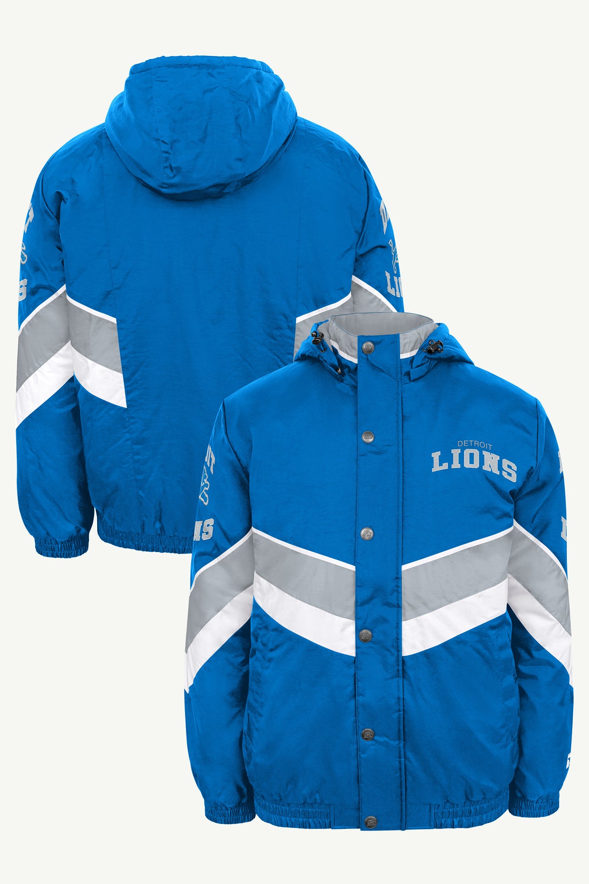 MENS DETROIT LIONS CHEVRON FULL ZIP JACKET View 1