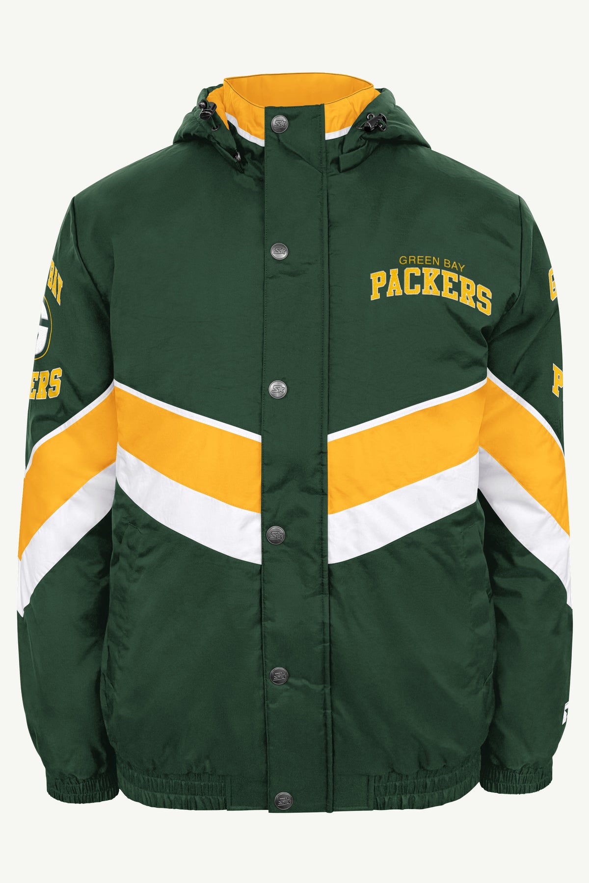 MENS GREEN BAY PACKERS CHEVRON FULL ZIP JACKET View 2