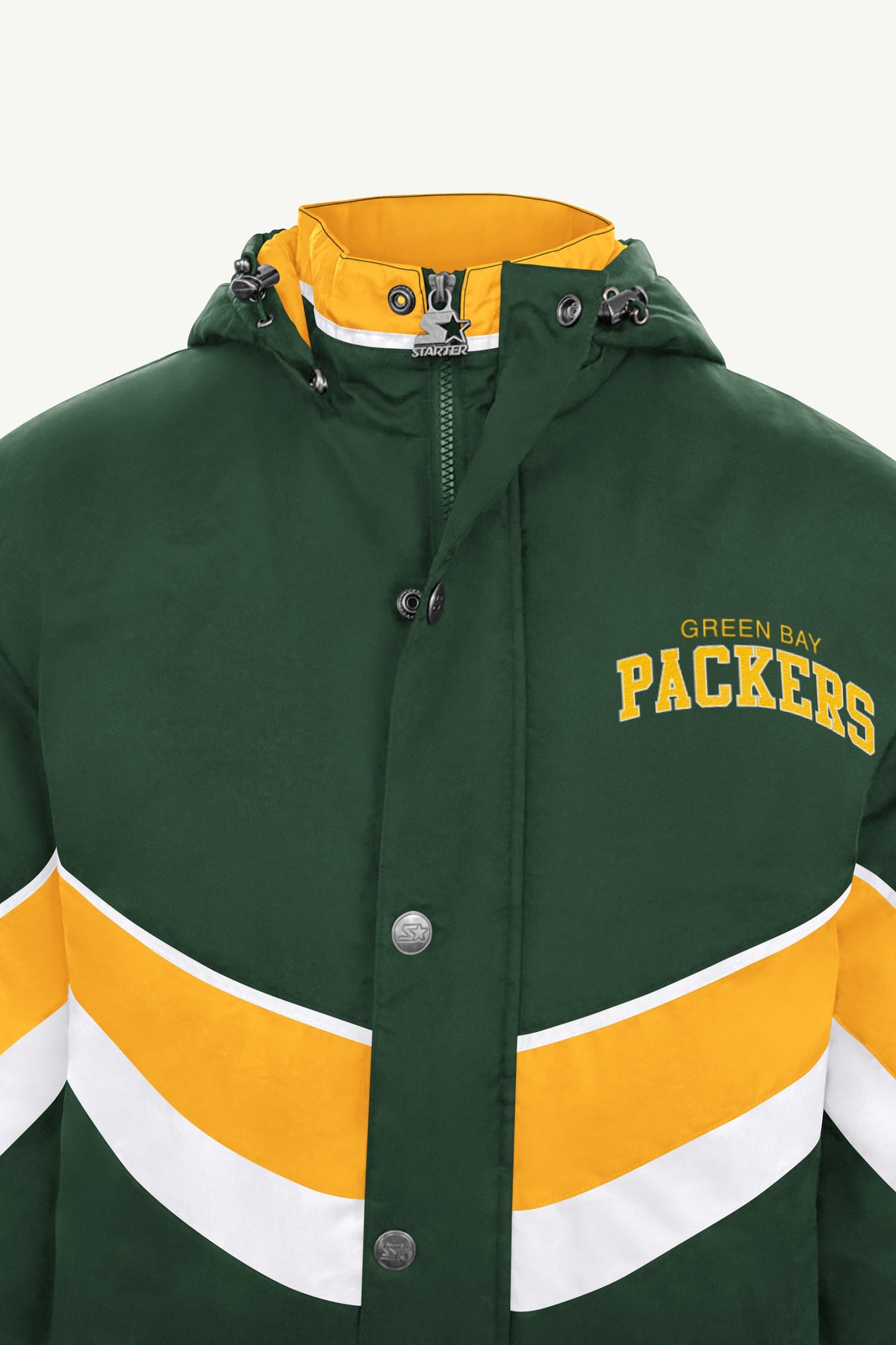 MENS GREEN BAY PACKERS CHEVRON FULL ZIP JACKET View 4