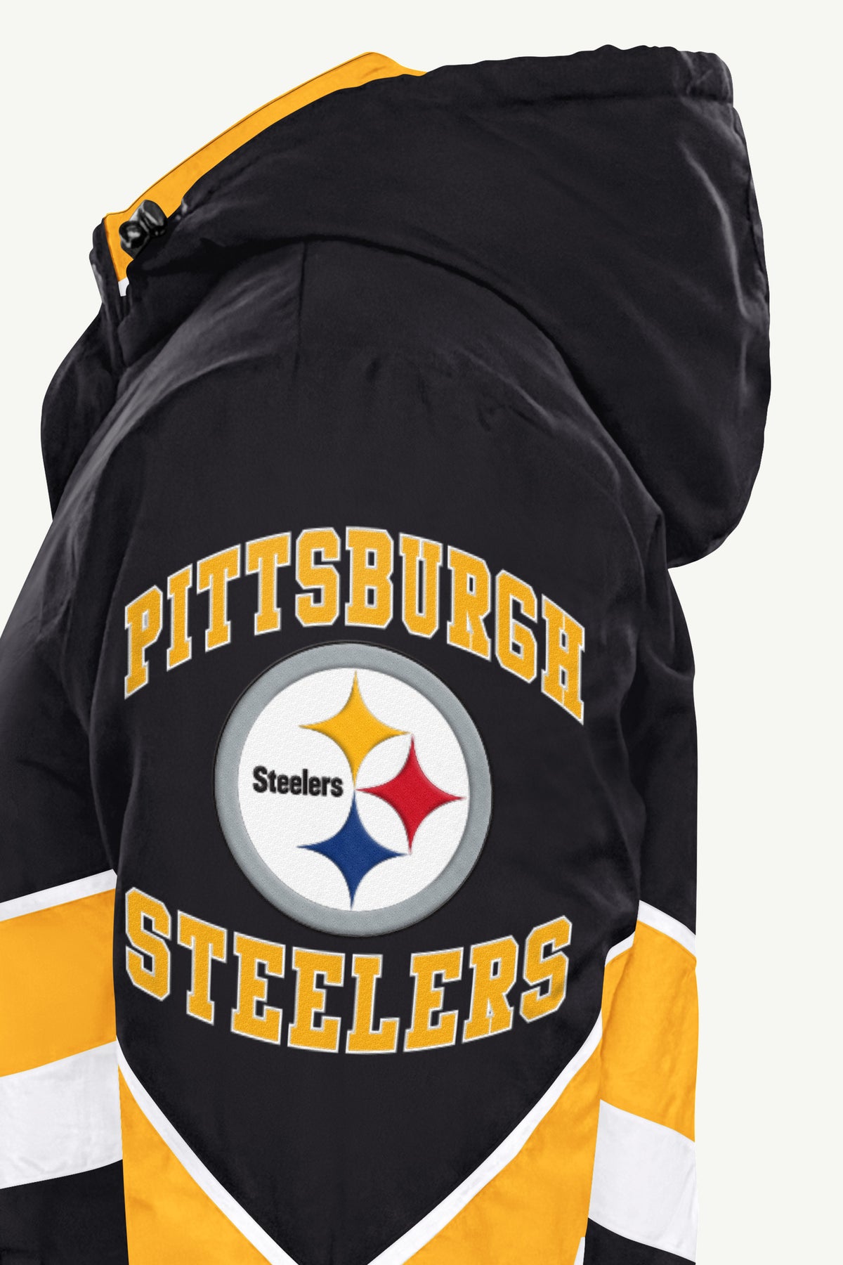 MENS PITTSBURGH STEELERS CHEVRON FULL ZIP JACKET View 5