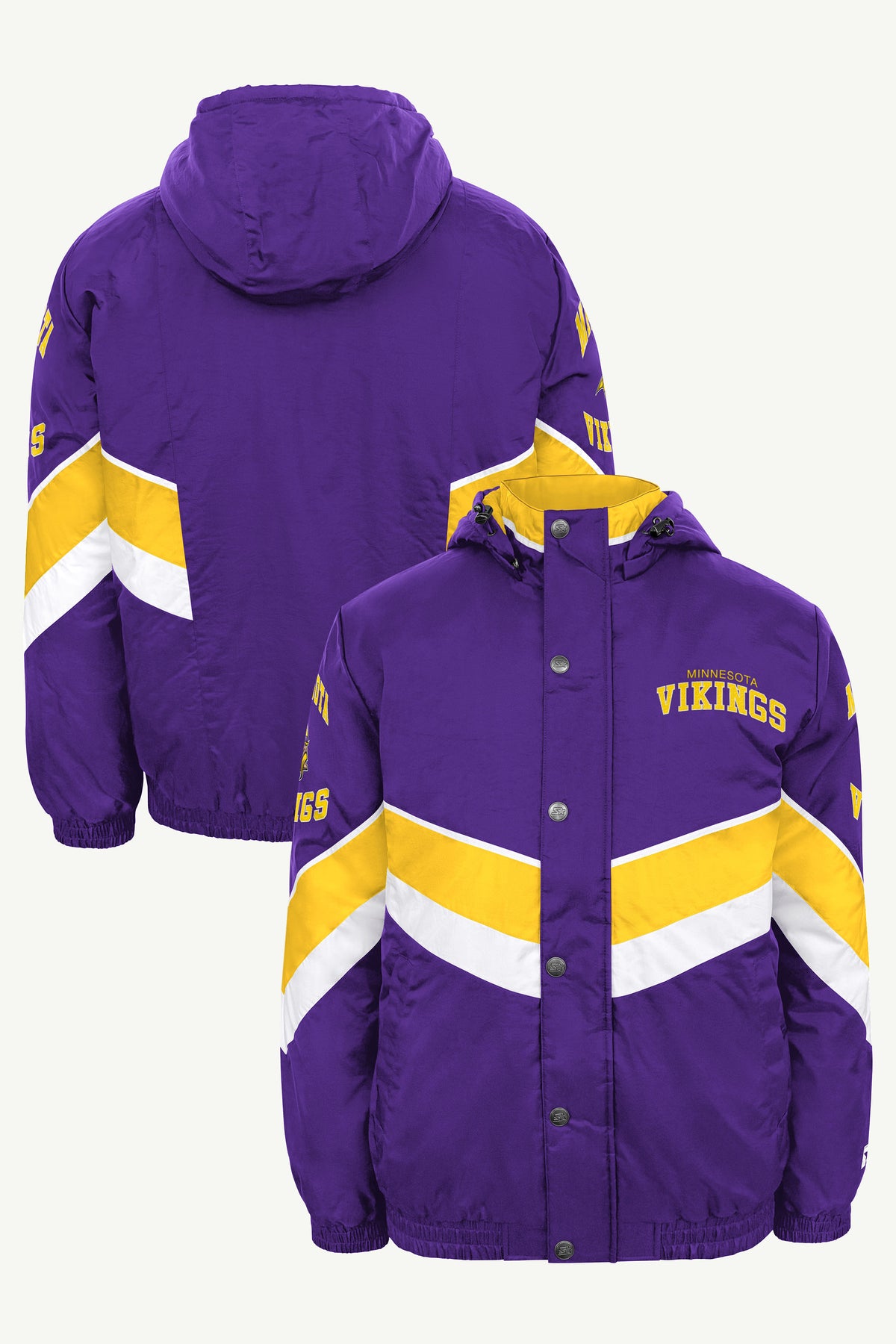 MENS MINNESOTA VIKINGS CHEVRON FULL ZIP JACKET View 1