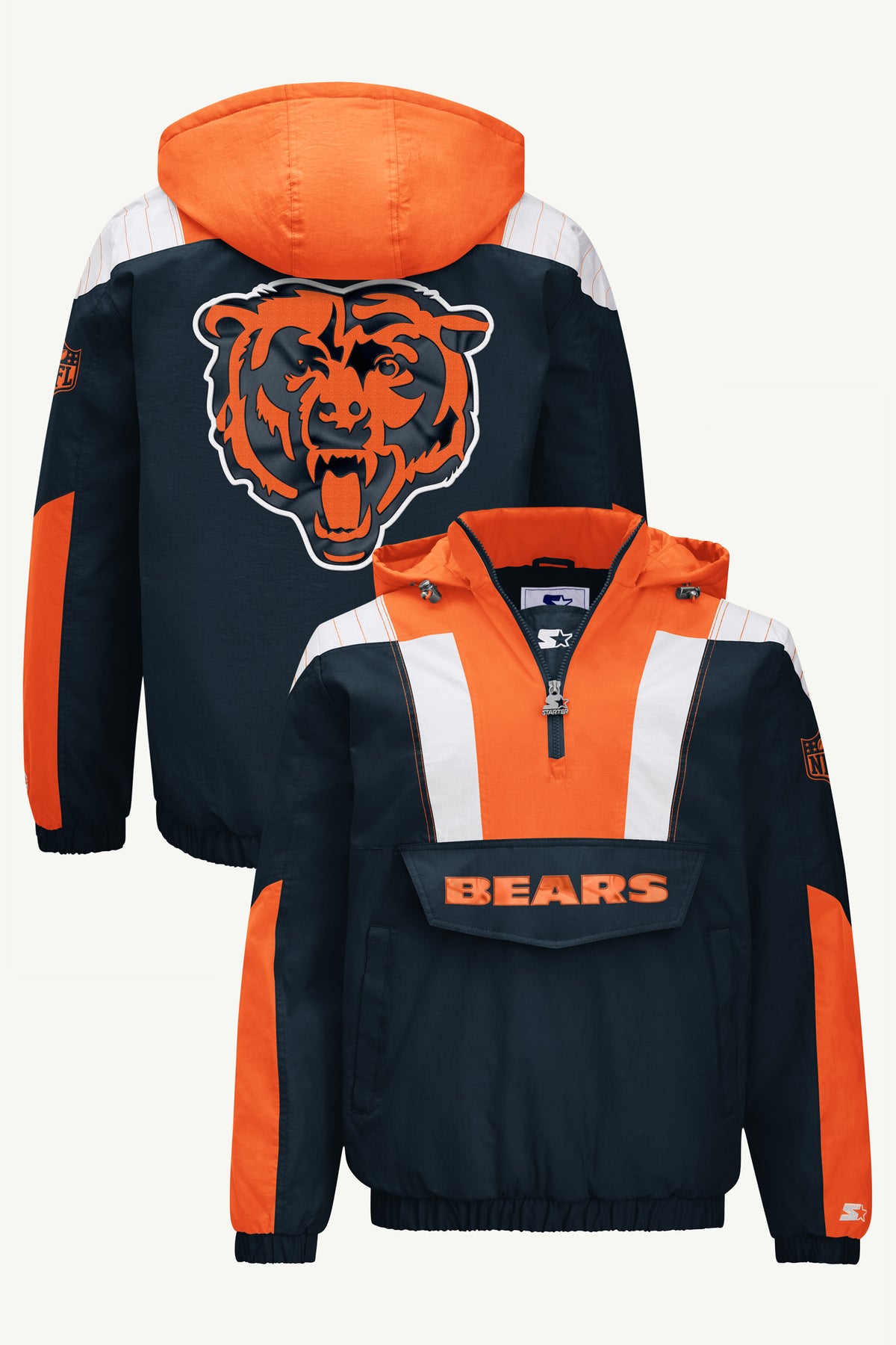 MENS CHICAGO BEARS CLASSIC BREAKAWAY JACKET View 1