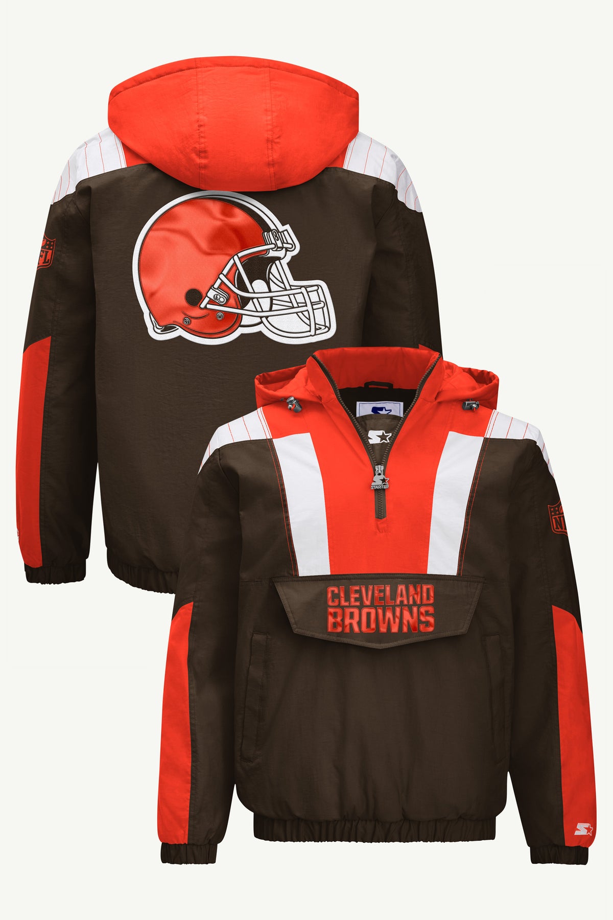 MENS CLEVELAND BROWNS CLASSIC BREAKAWAY JACKET View 1