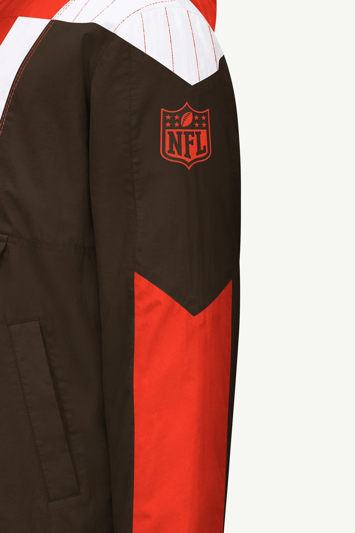 MENS CLEVELAND BROWNS CLASSIC BREAKAWAY JACKET View 5
