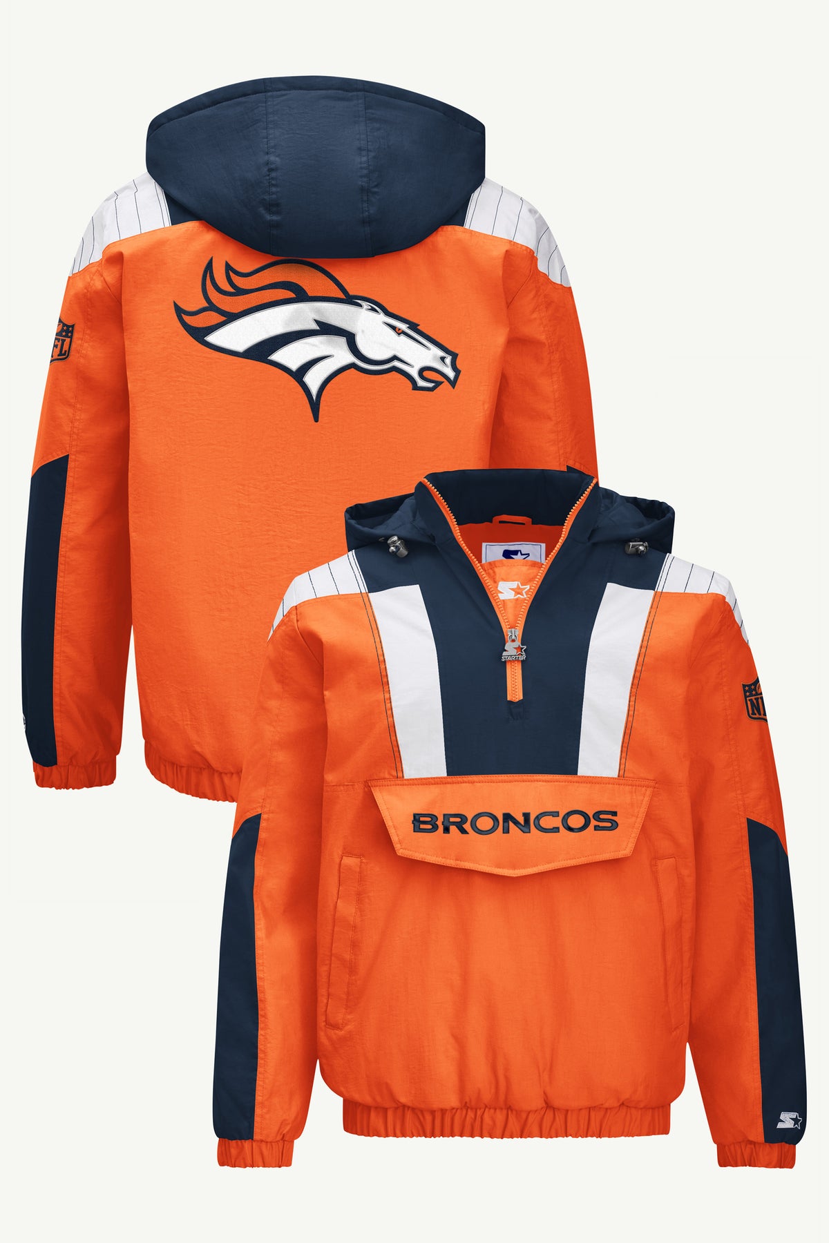 MENS DENVER BRONCOS CLASSIC BREAKAWAY JACKET View 1