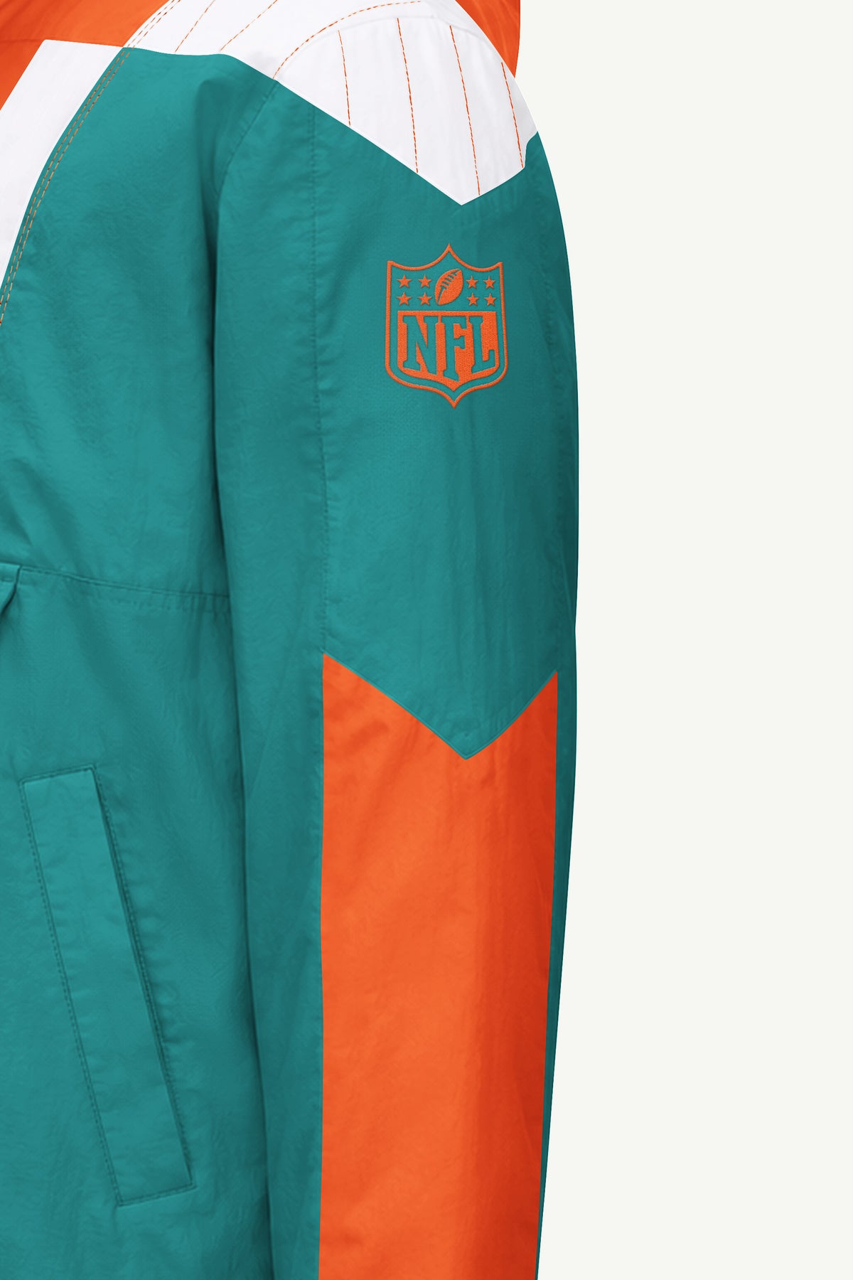 MENS MIAMI DOLPHINS CLASSIC BREAKAWAY JACKET View 5
